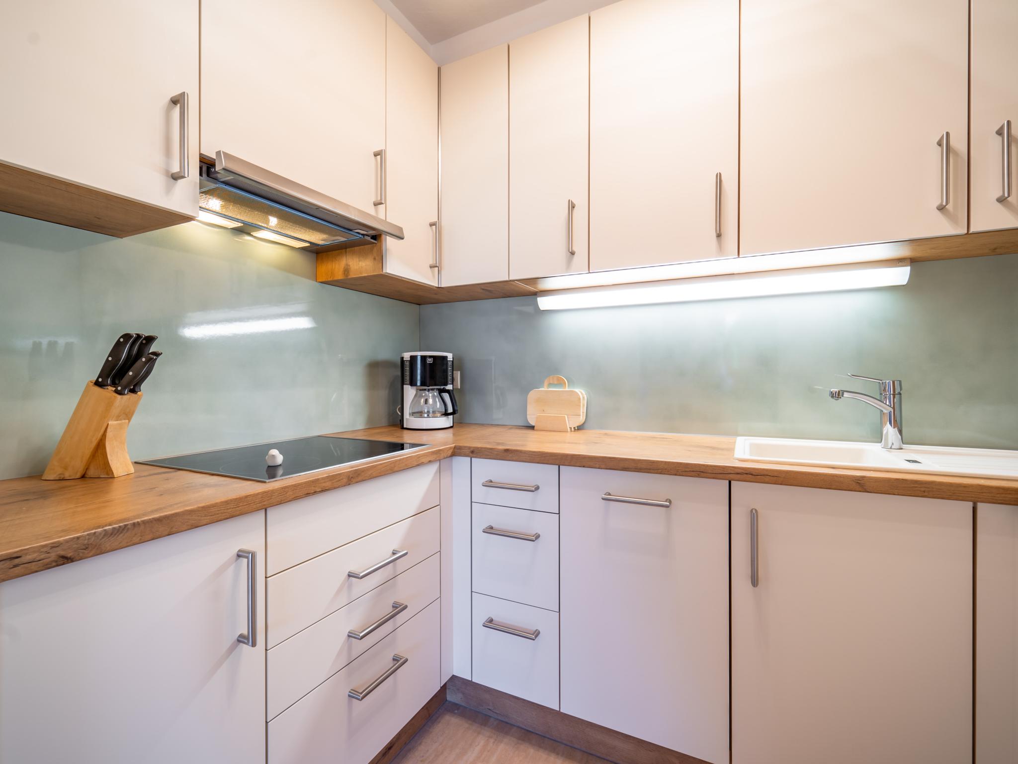 Modern kitchen at Apartment Leonie in Schwendau