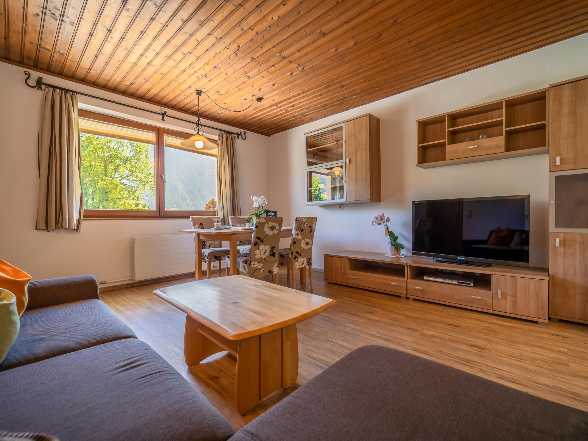 Bedroom with comfortable beds at Apartment Leonie in Schwendau