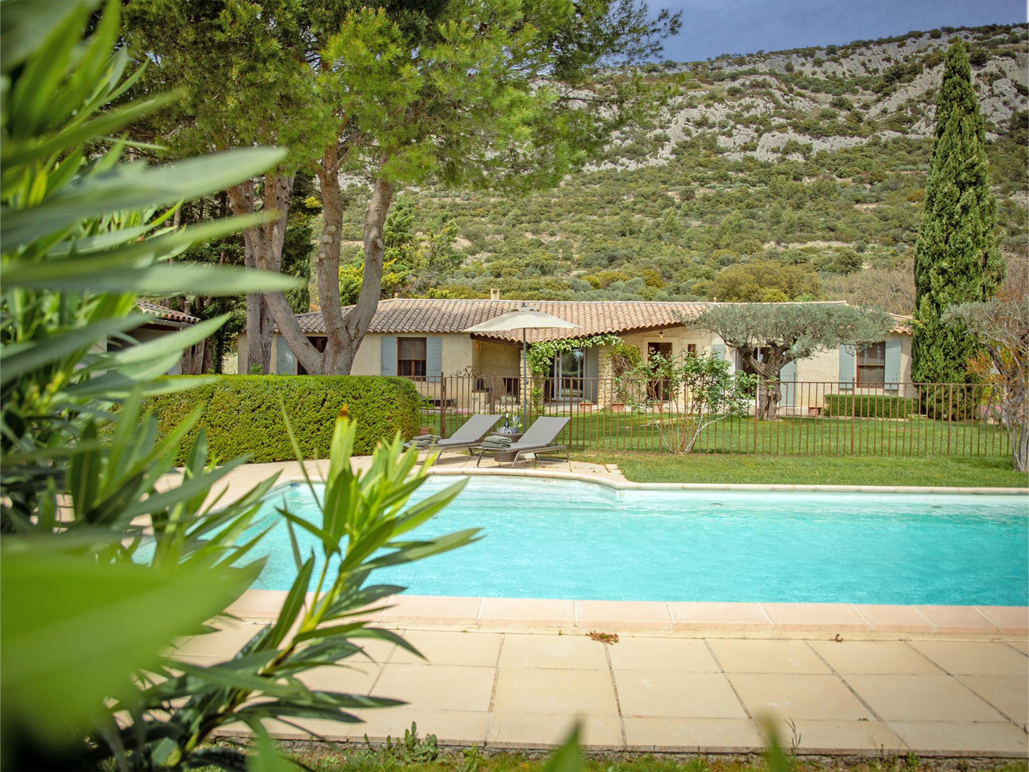 Living area at Le Mas Romarin in Beaumes-de-Venise