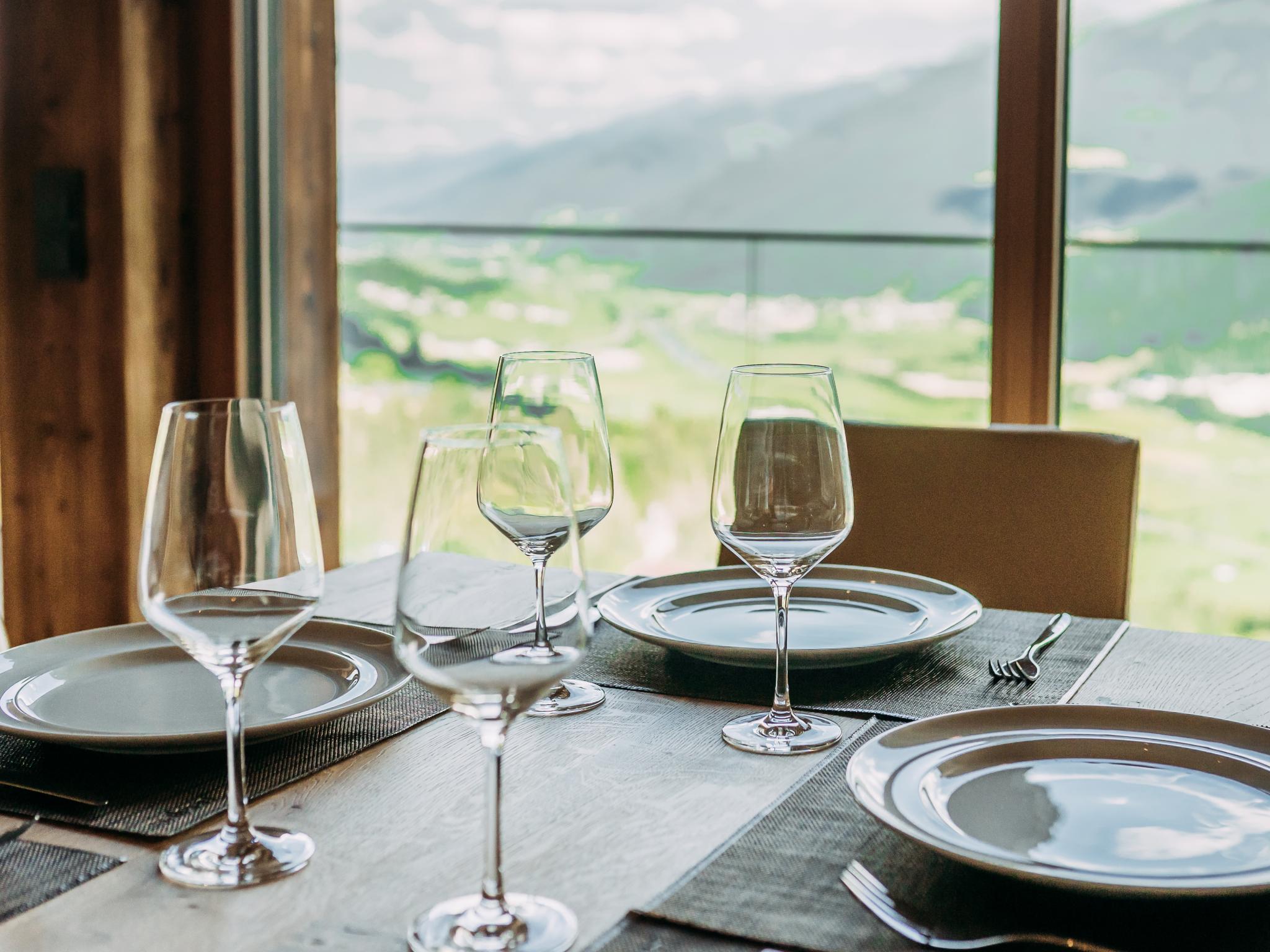 Outdoor terrace and views at TOP 3 Sonnberg in Bramberg am Wildkogel