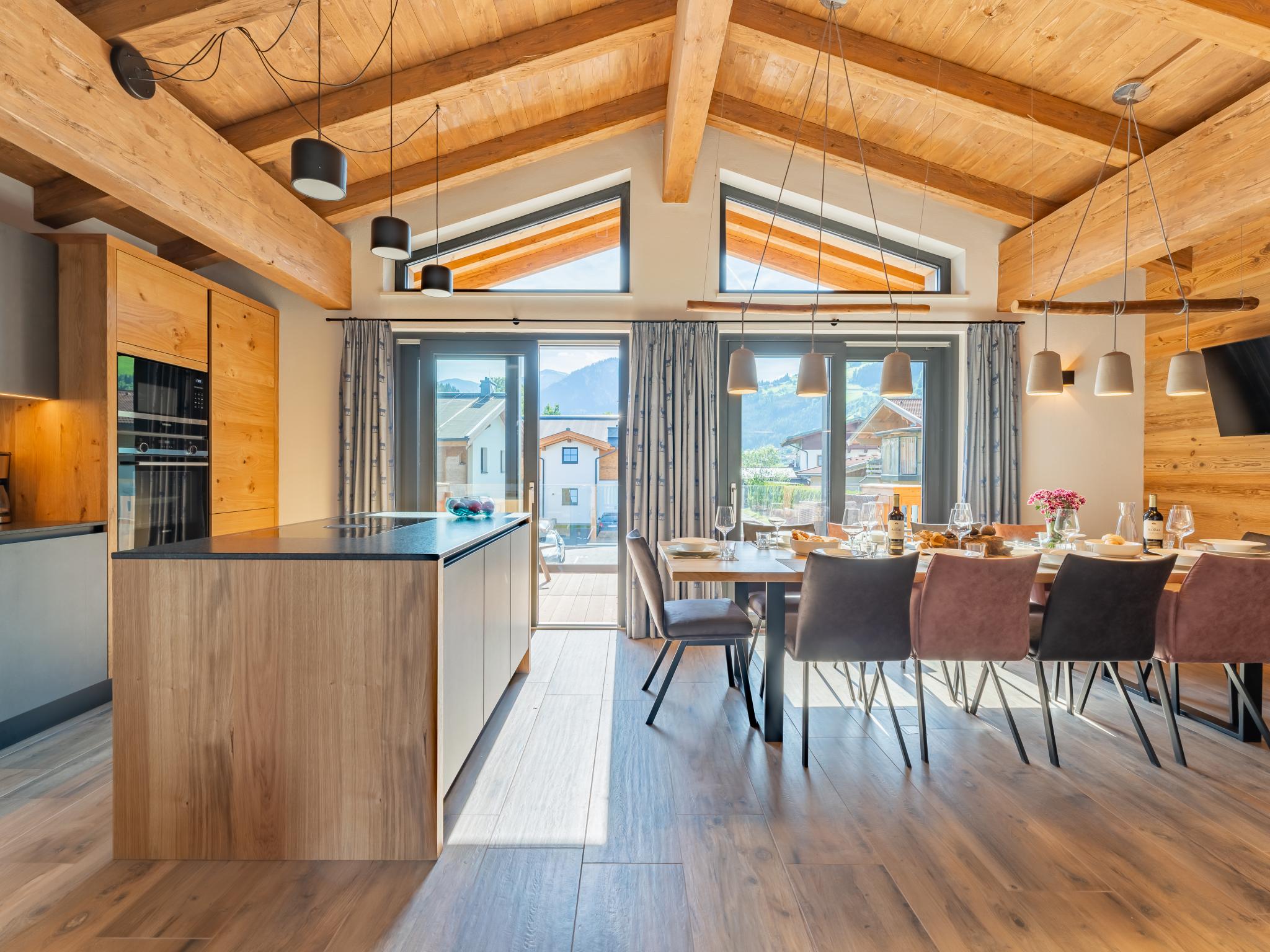Modern kitchen at Chalet Joep in Wald im Pinzgau