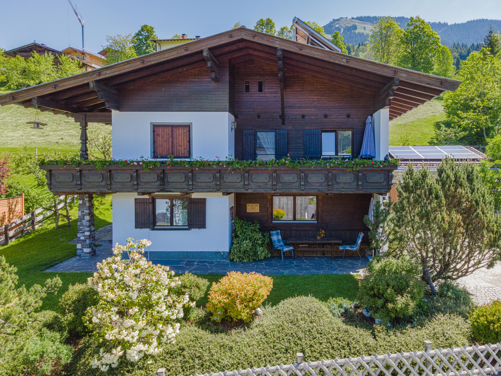 Swimming pool area at Chalet Josef in Westendorf