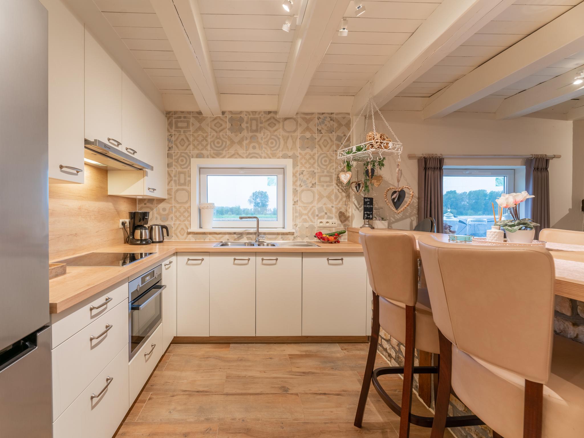 Swimming pool area at De Lange Dreve in Middelkerke