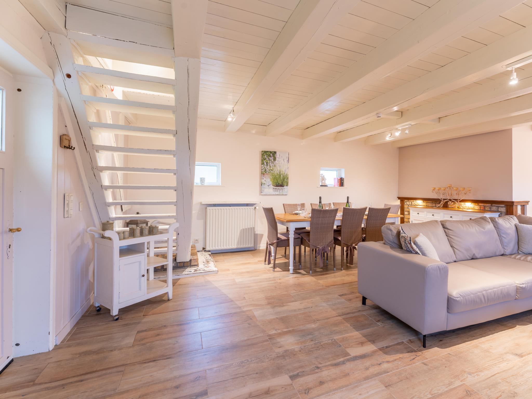 Living area at De Lange Dreve in Middelkerke