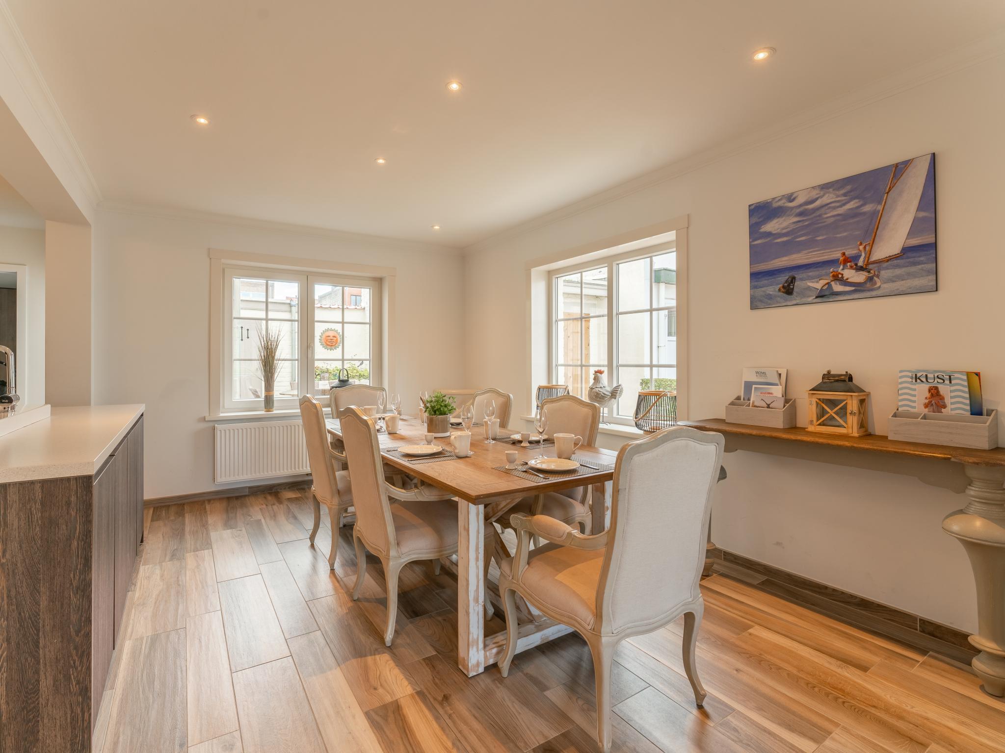 Outdoor terrace and views at Jacamar - De Haan in De Haan