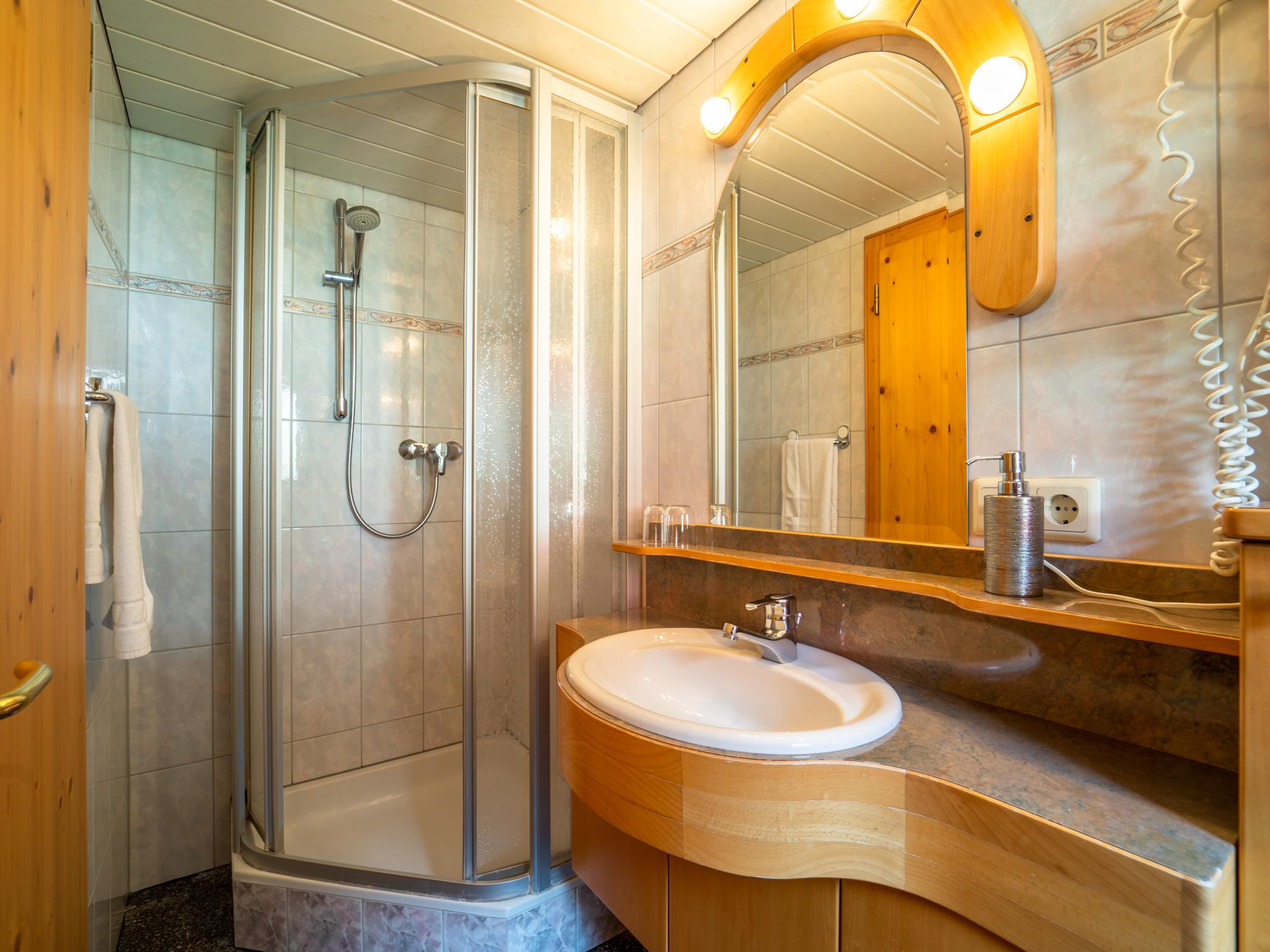 Swimming pool area at Gästehaus Walch II in Klösterle