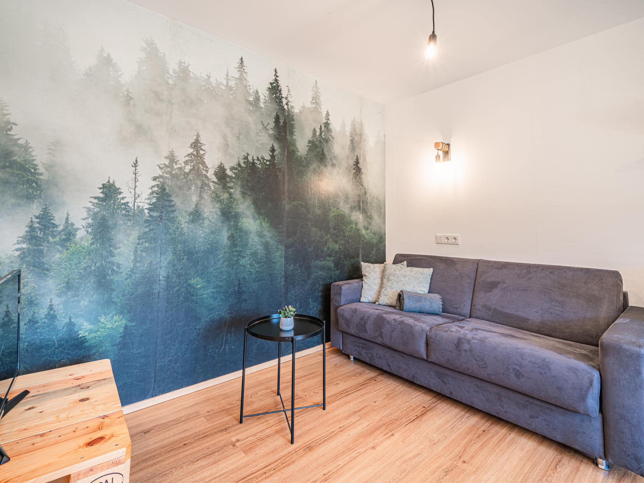 Outdoor terrace and views at Tirola Bude Lisi Sepp Top 3-4 in Hopfgarten im Brixental