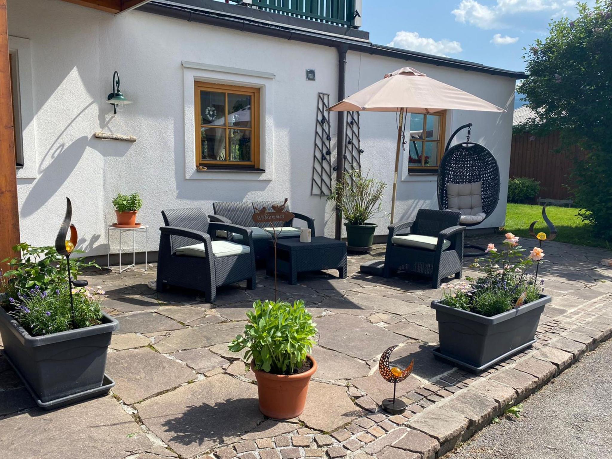 Outdoor terrace and views at Siglavy Flachau in Flachau