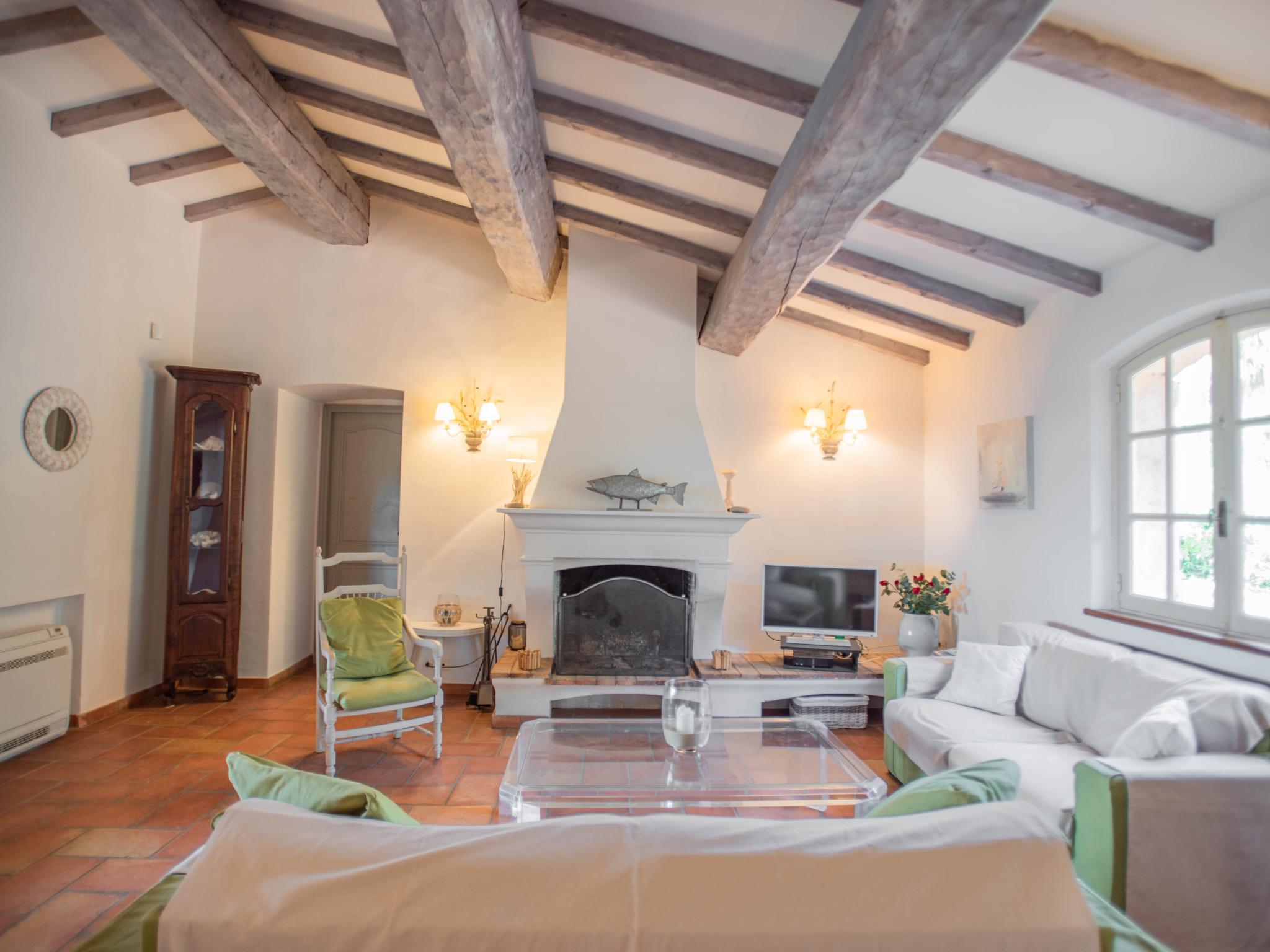 Outdoor terrace and views at Le Bayol in La Croix-Valmer