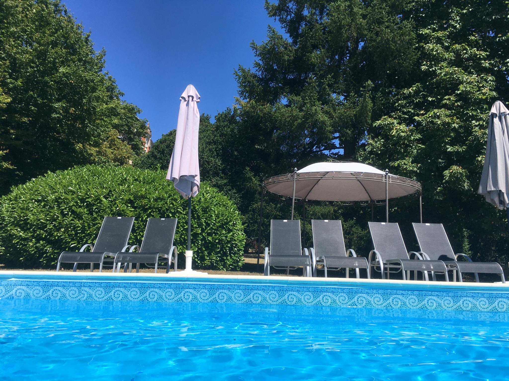 Living area at Le Petit Chateau in Brouchaud