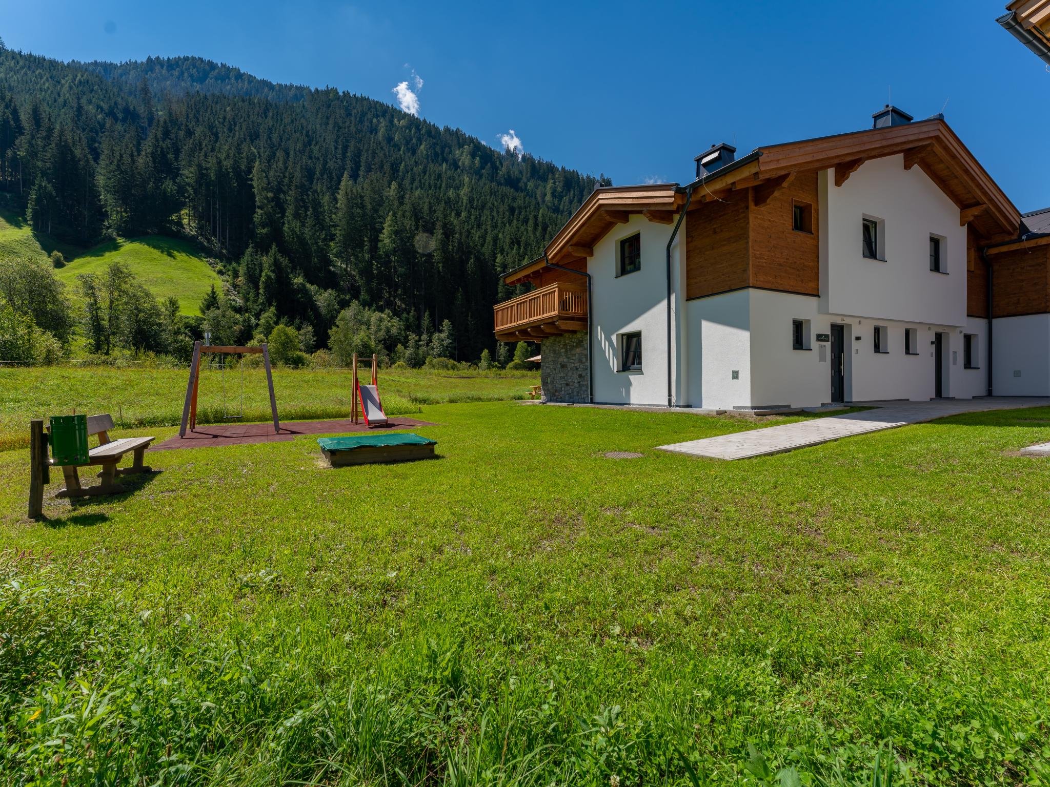 Swimming pool area at Felsener Wald in Wald im Pinzgau