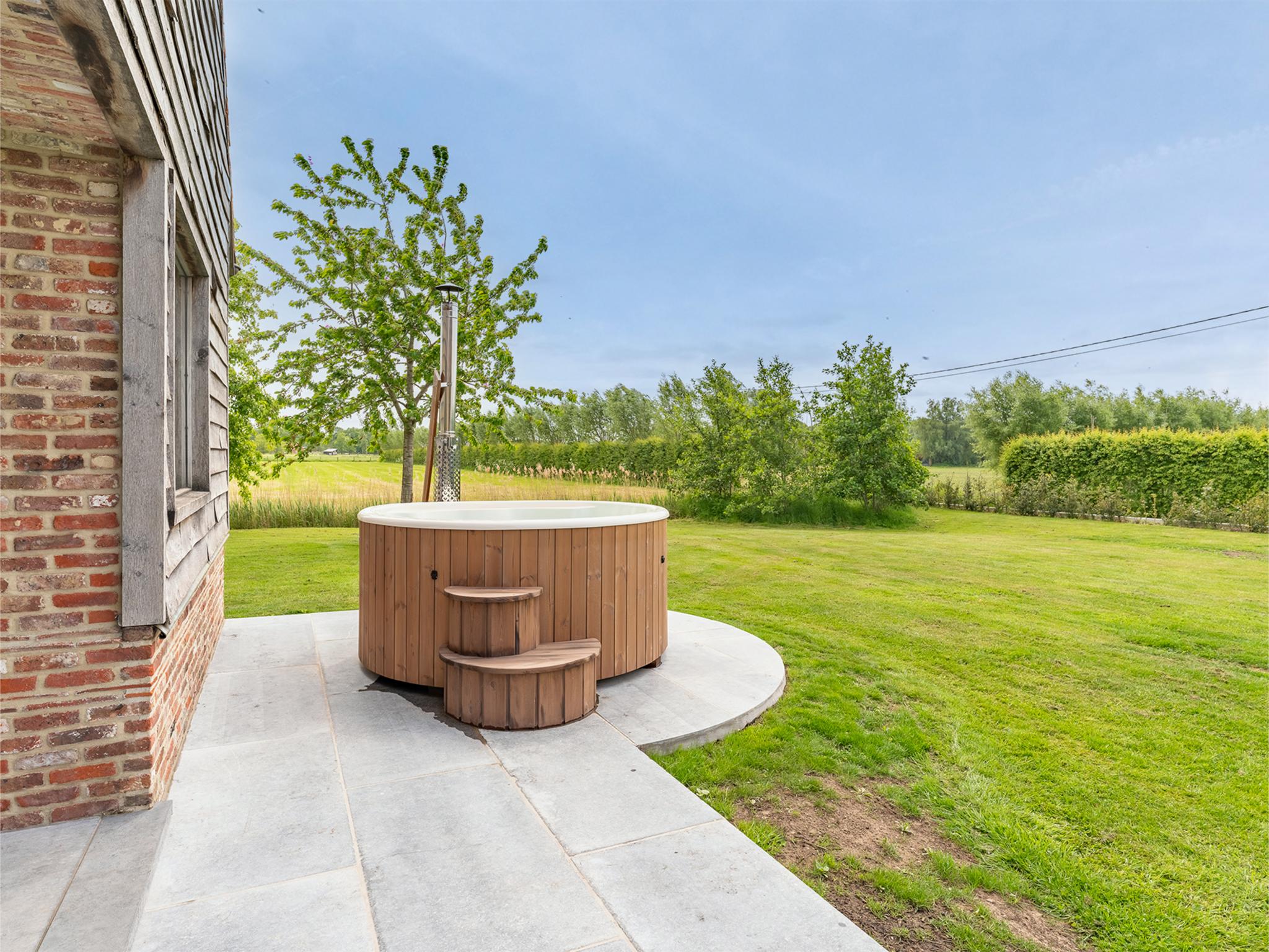 Modern kitchen at Villa Meersen in Maldegem