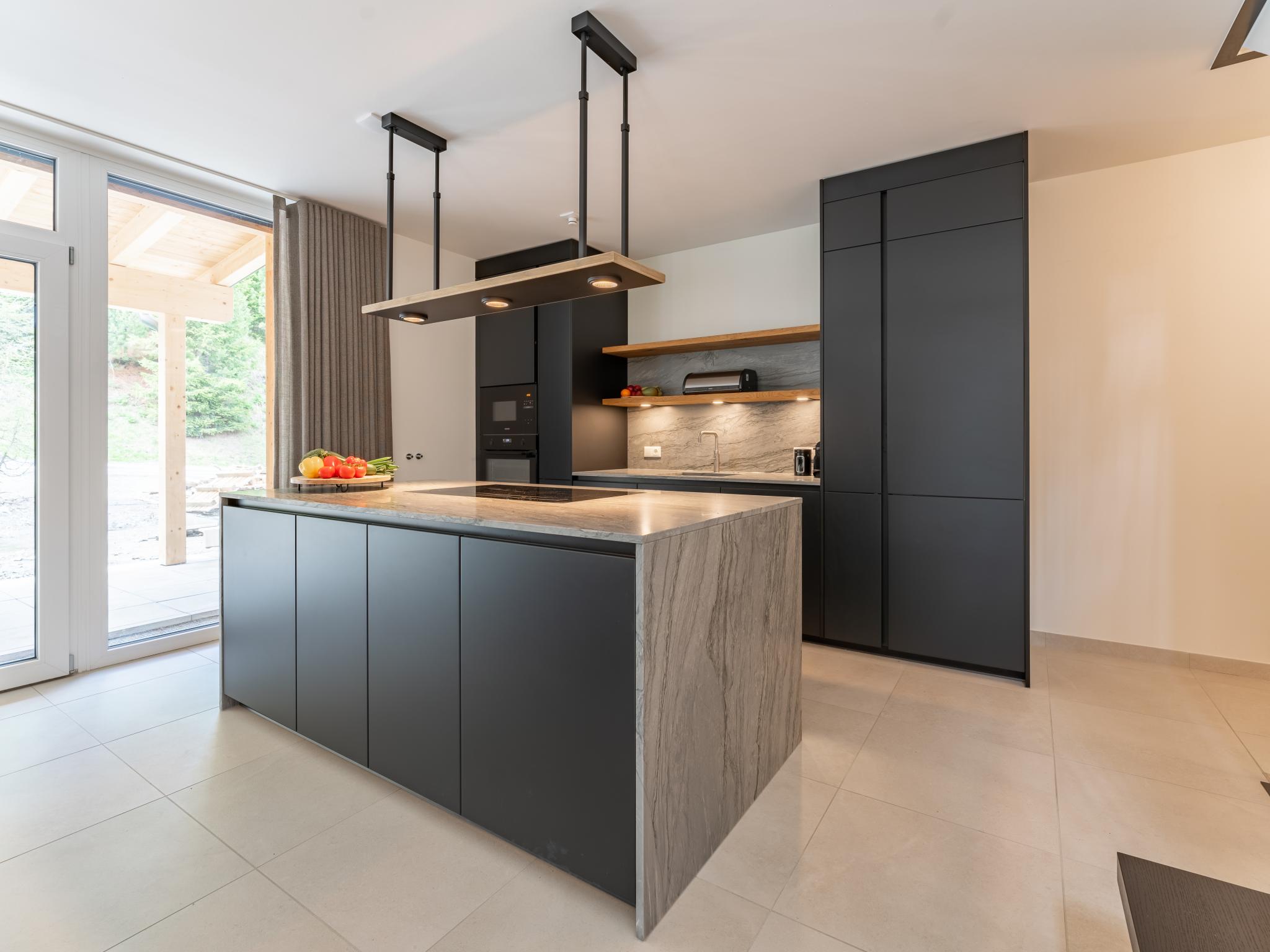 Modern kitchen at Turrach Lodge in Turracher Höhe