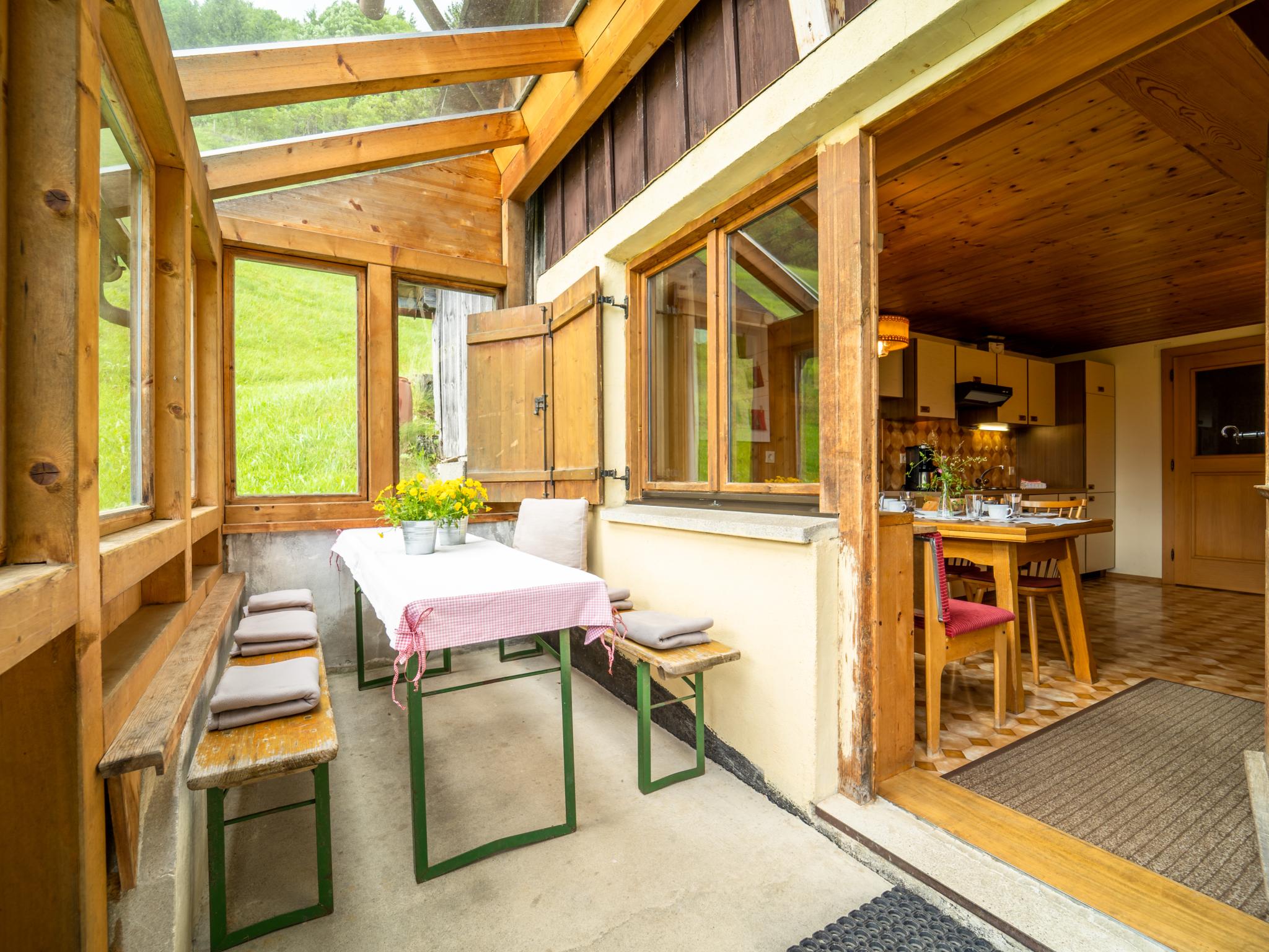 Modern kitchen at Ferienhaus Rinderer in Sonntag