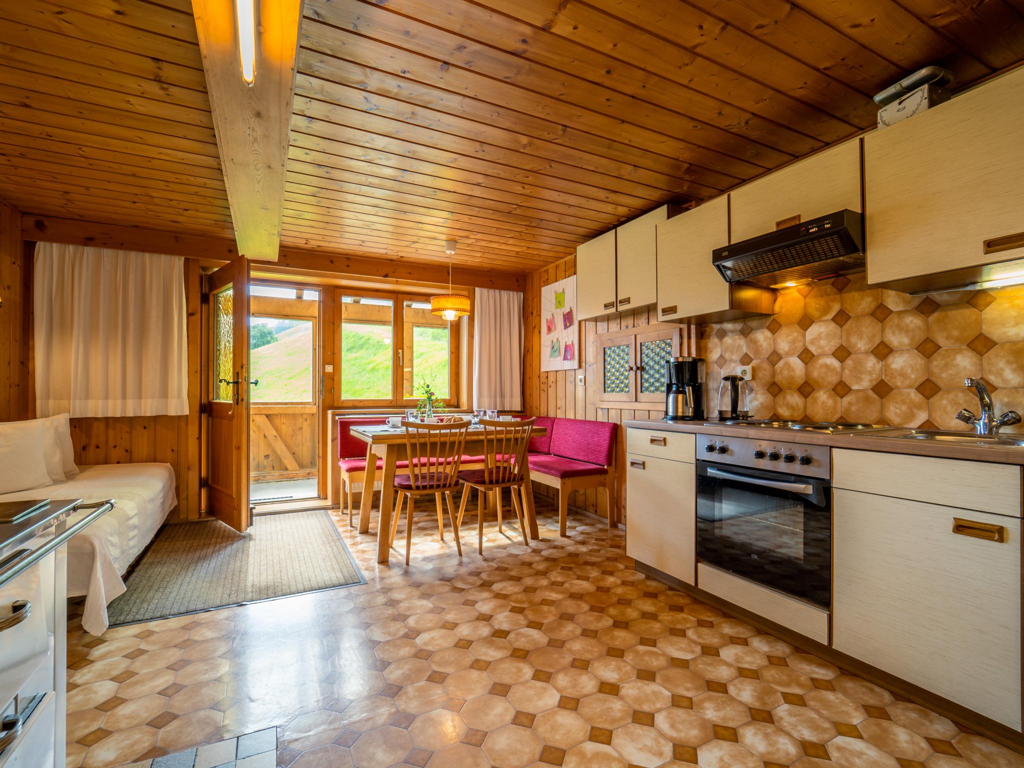 Bedroom with comfortable beds at Ferienhaus Rinderer in Sonntag