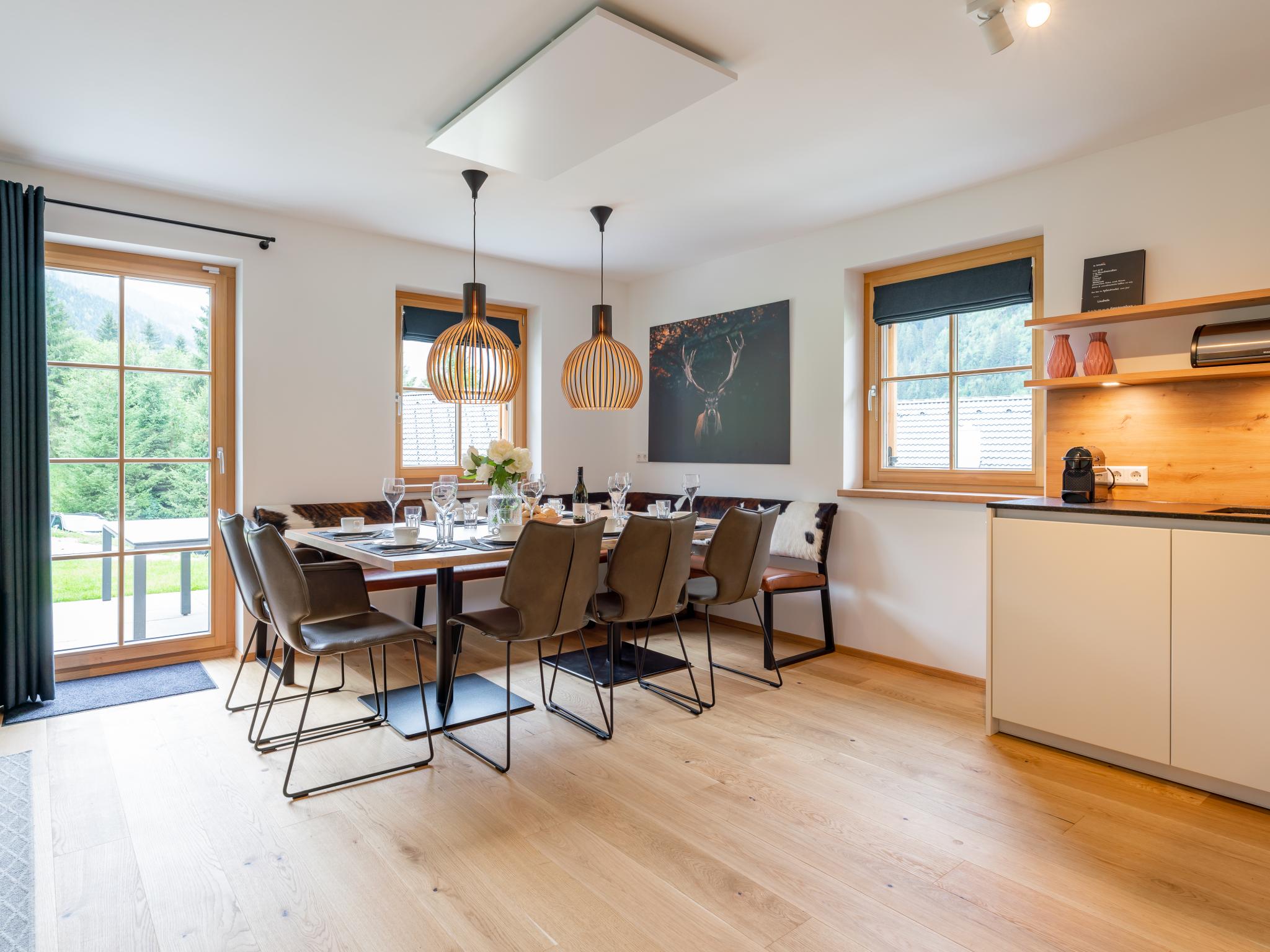 Modern kitchen at Riesner Alpenlodge in Donnersbachwald