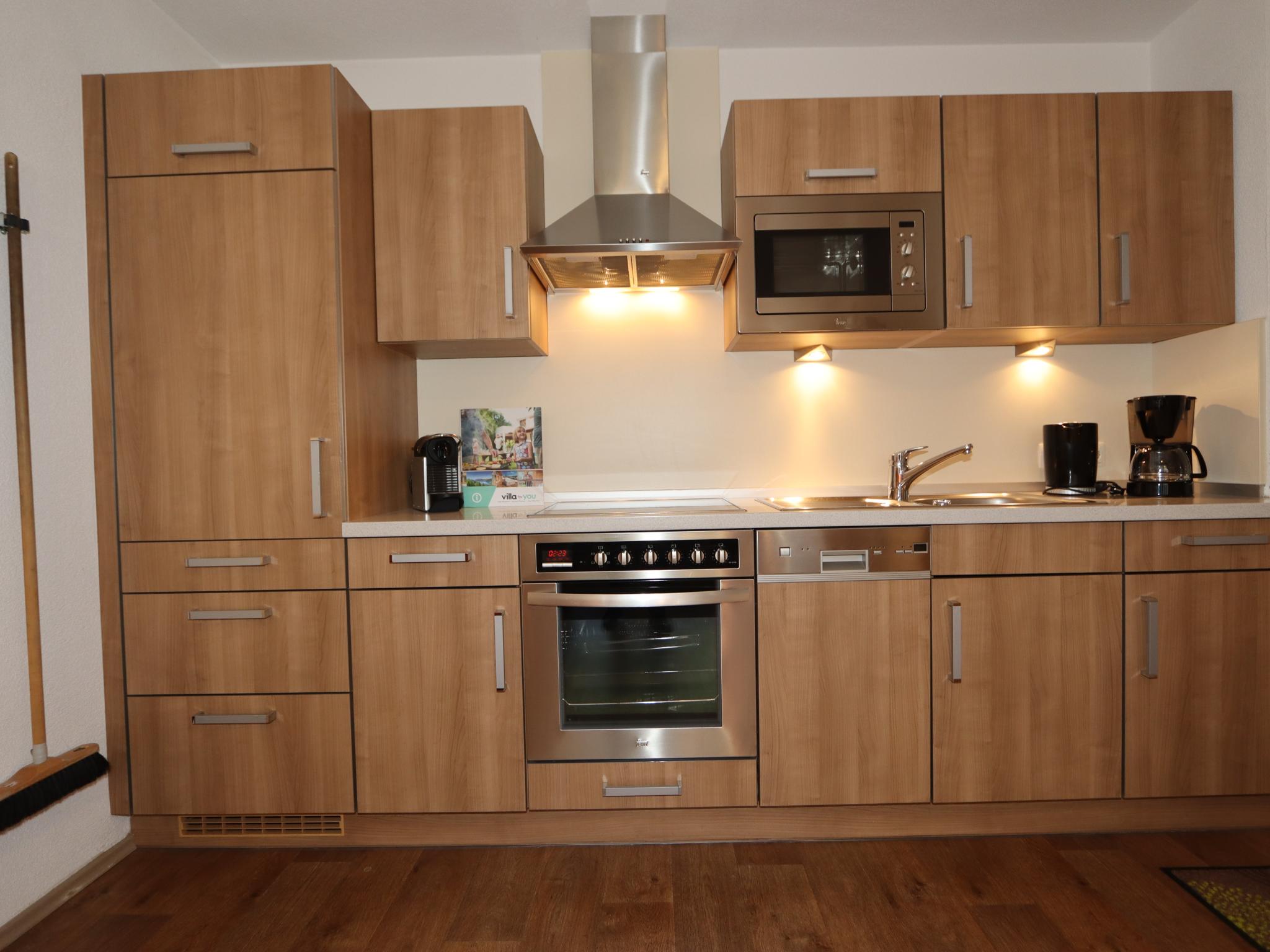 Modern kitchen at Apart Altavista in Kappl