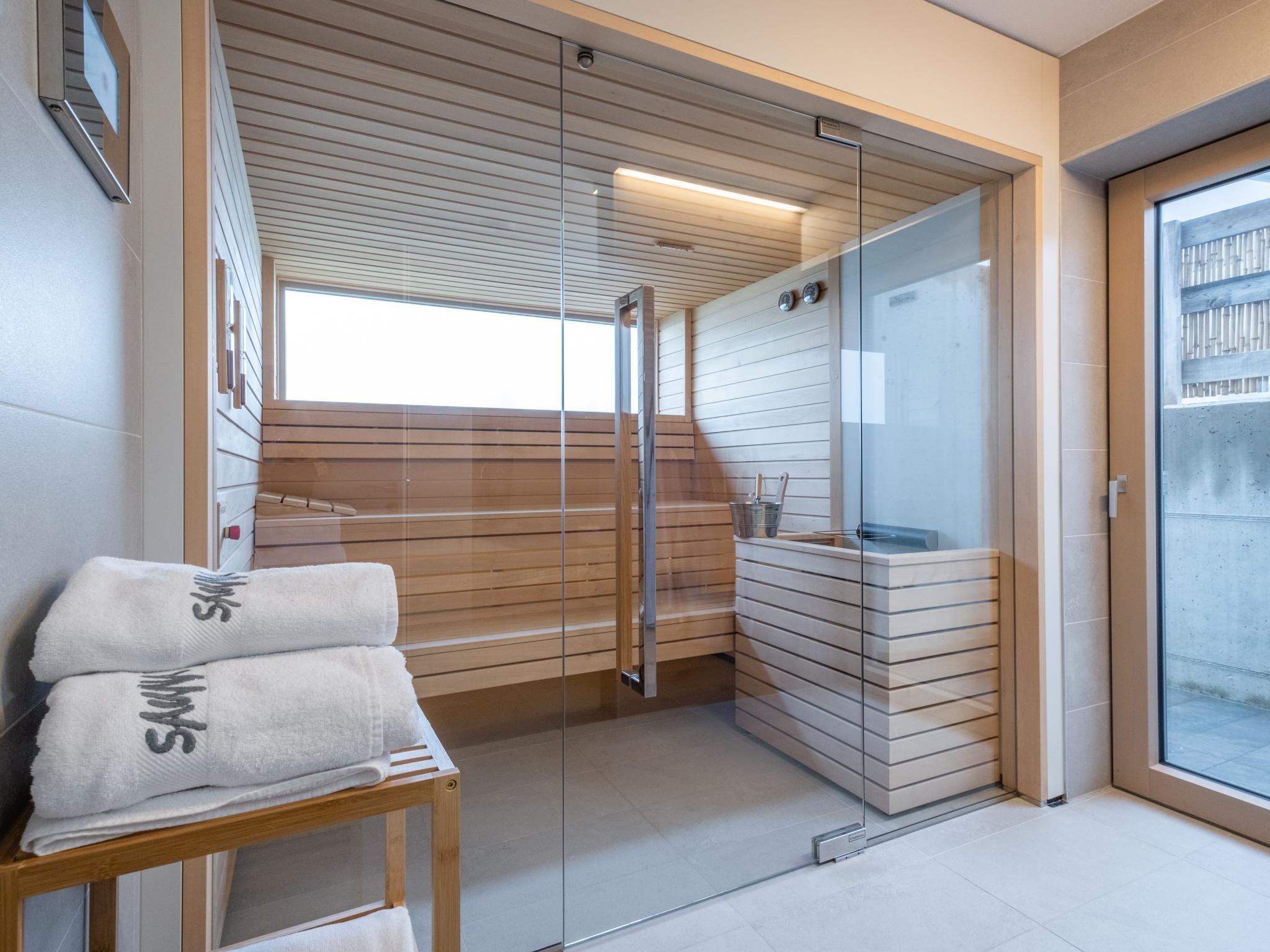 Outdoor terrace and views at Lakan Lodge in Michaelerberg-Pruggern