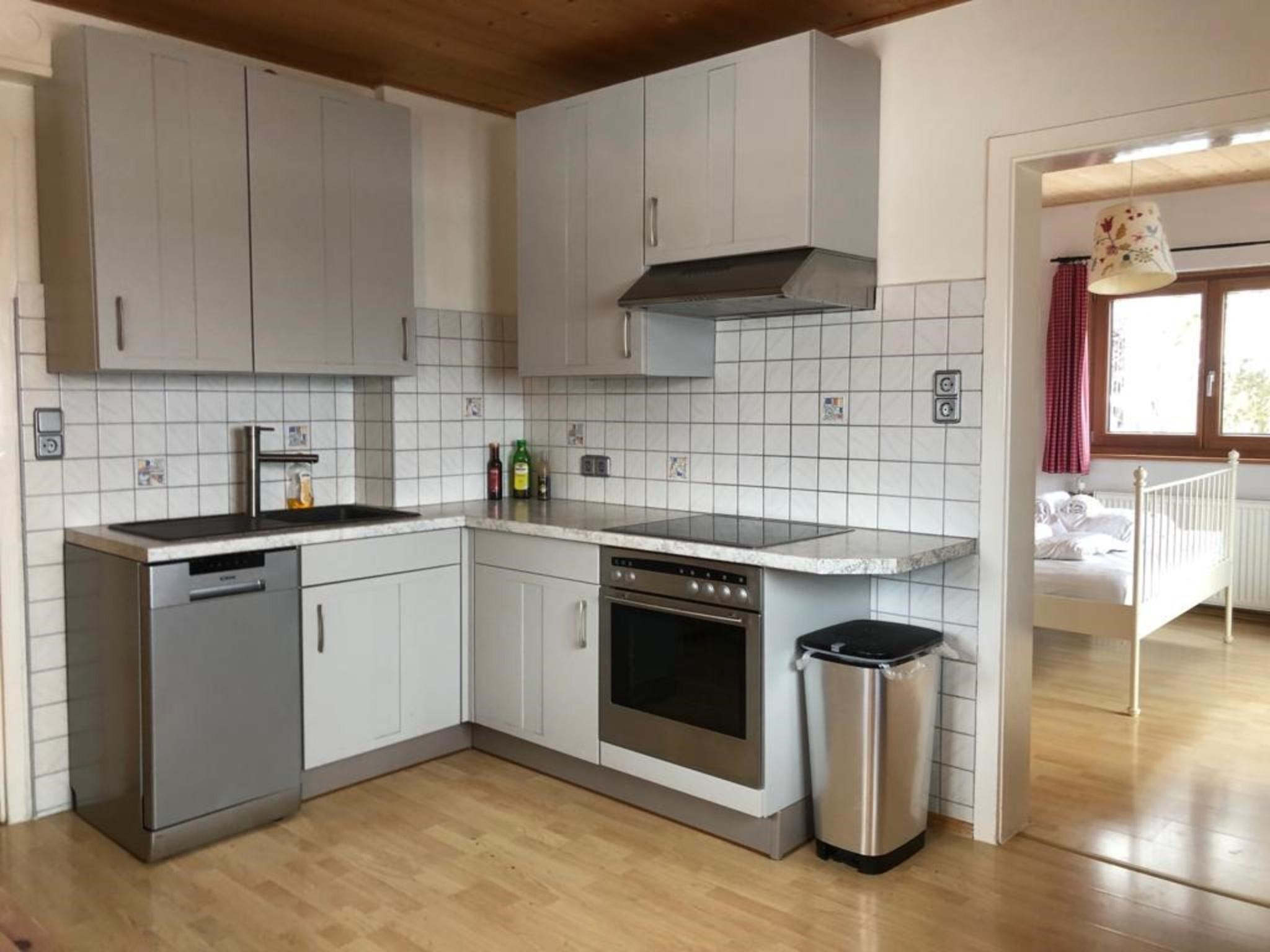 Modern kitchen at Zirbenstubn in Piesendorf