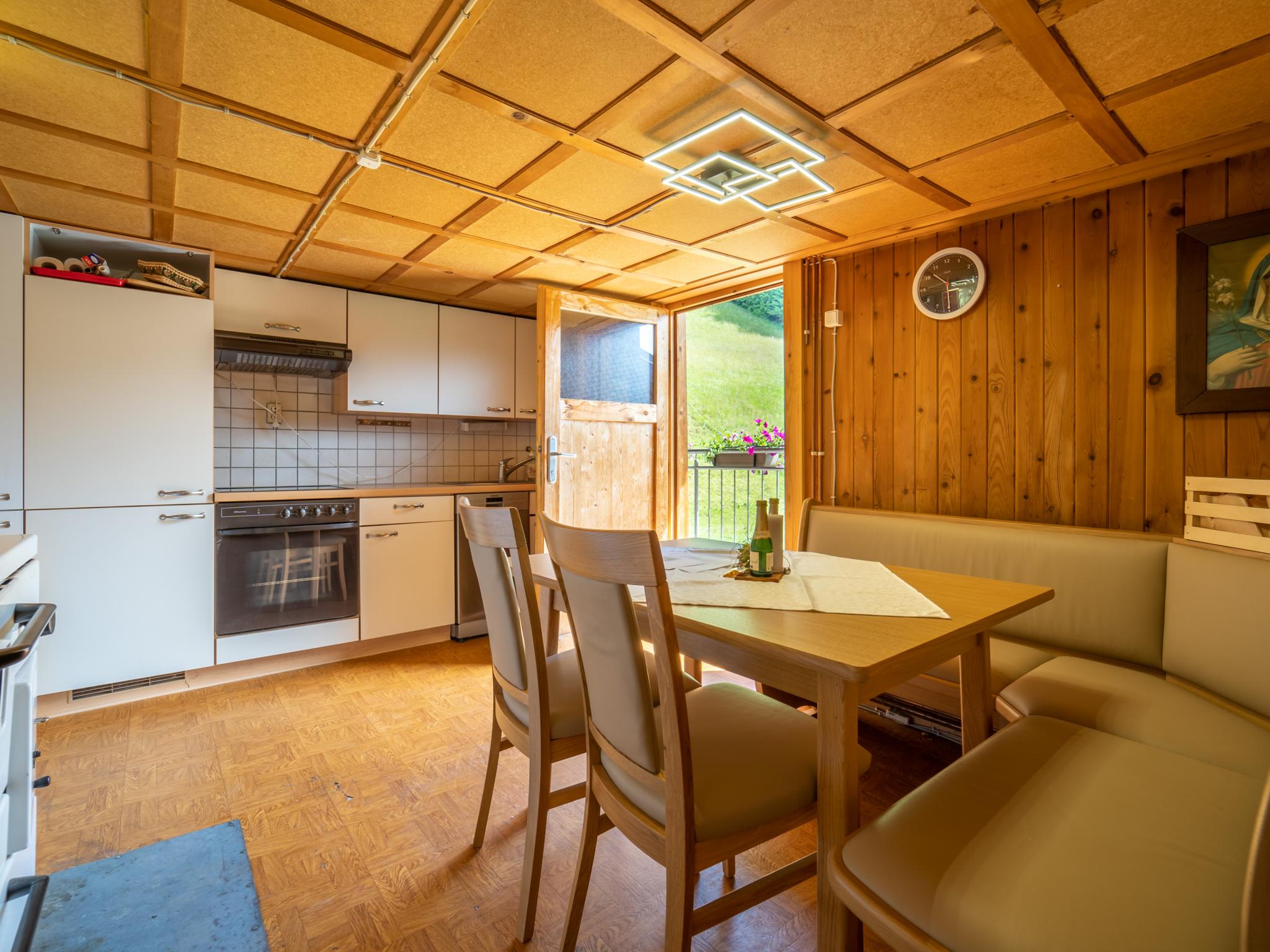 Modern kitchen at Vonderleu in Silbertal