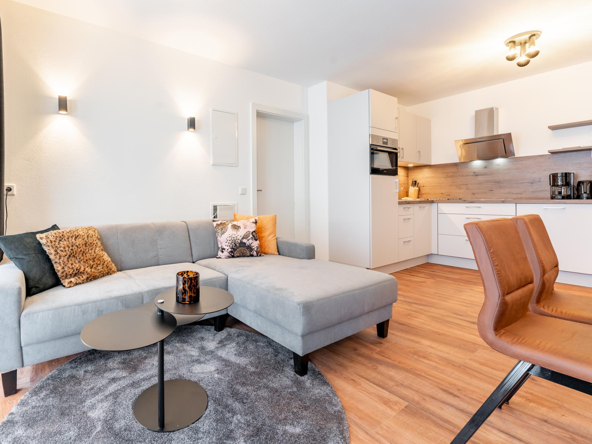 Modern kitchen at Falken Suites TOP 2 in Kaprun