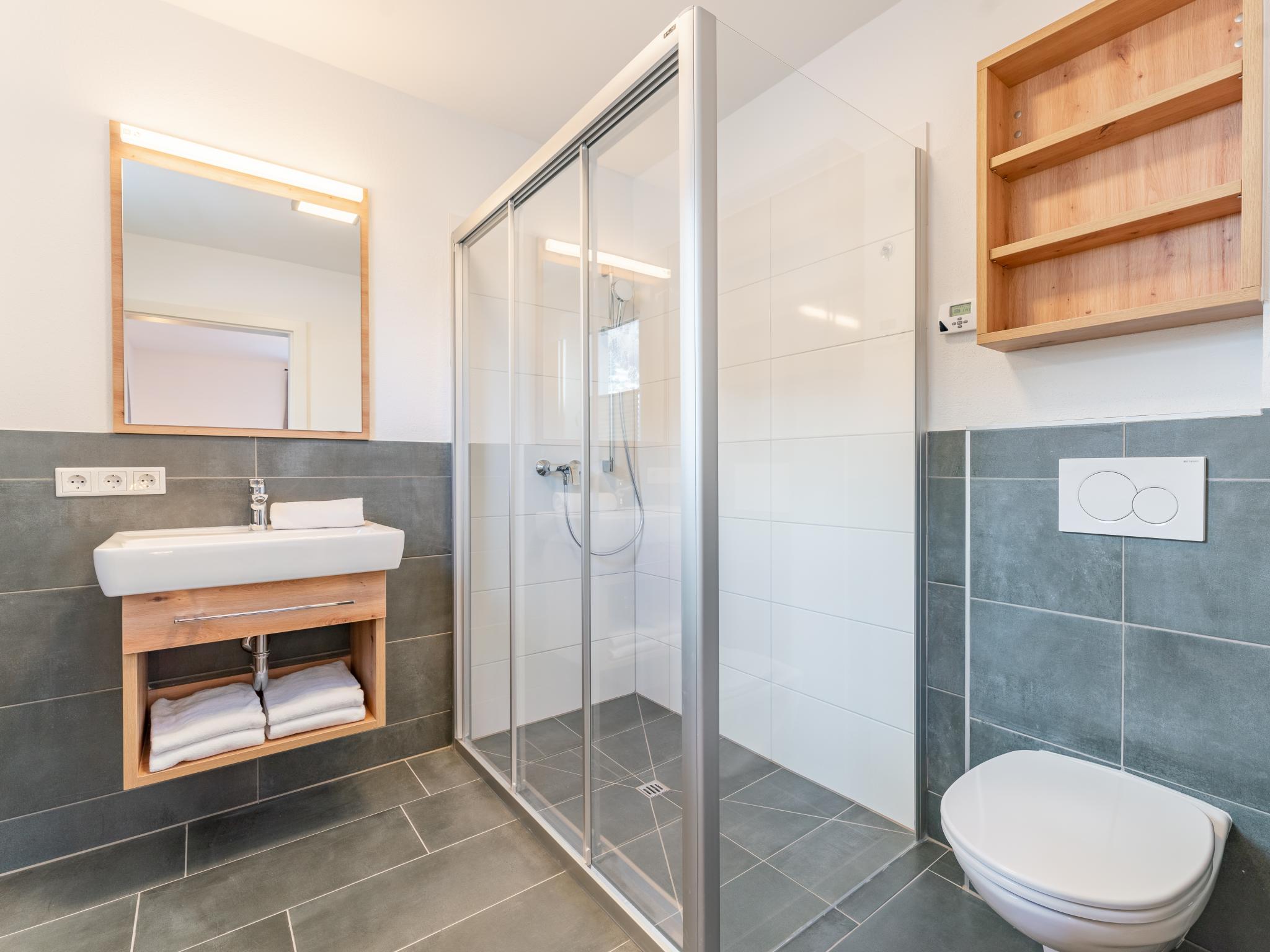 Modern kitchen at Falken Suites TOP 3 in Kaprun