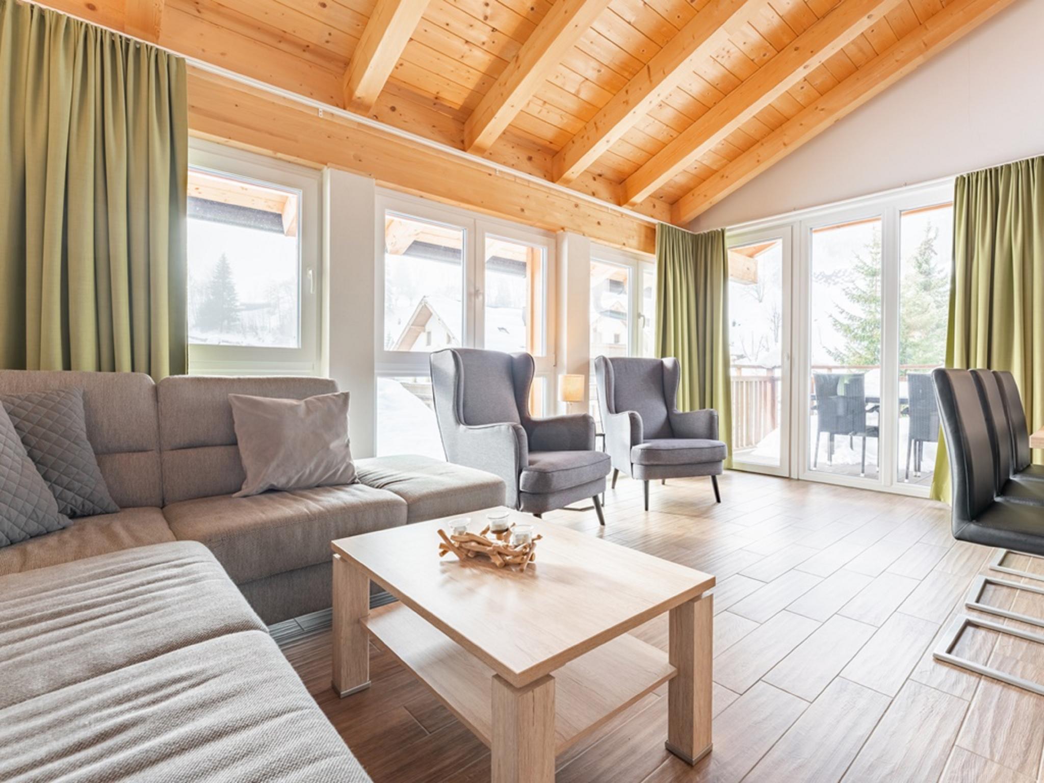 Living area at Emma Top 3 in Dienten