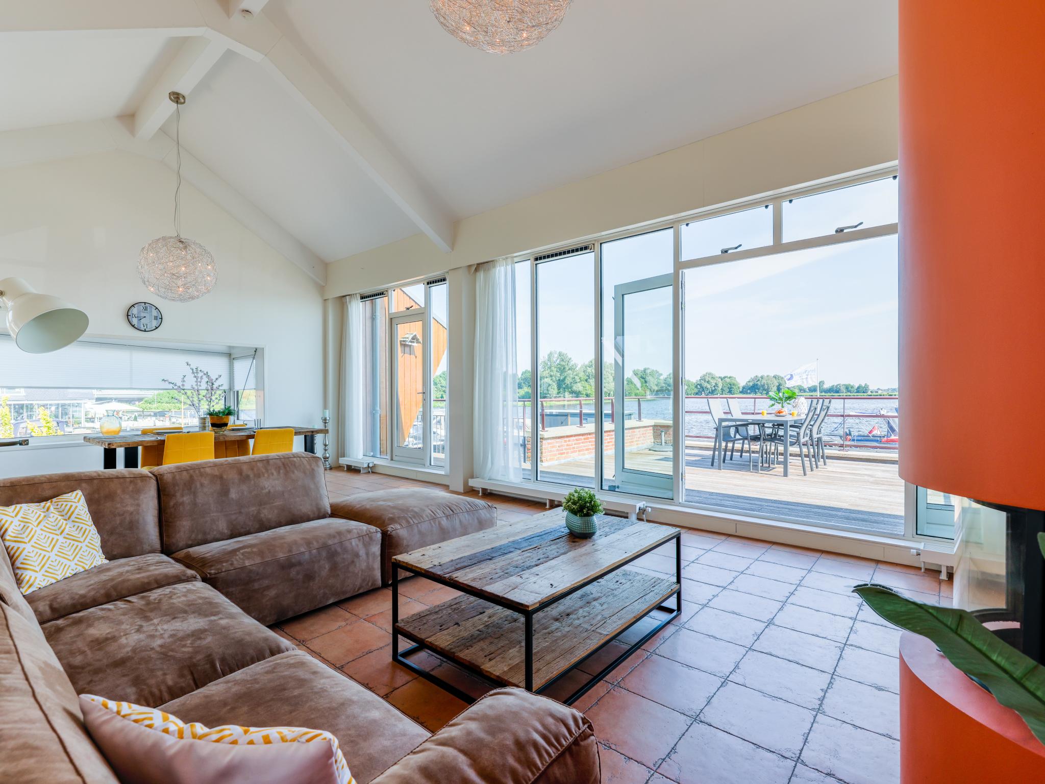 Bedroom with comfortable beds at Penthouse in Uitgeest