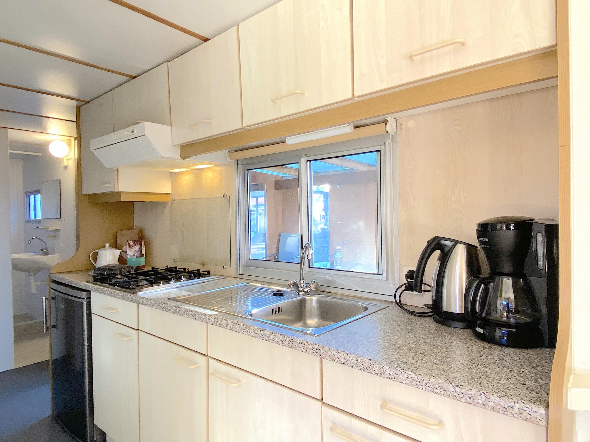 Modern kitchen at Eekhoorn in Hulshorst