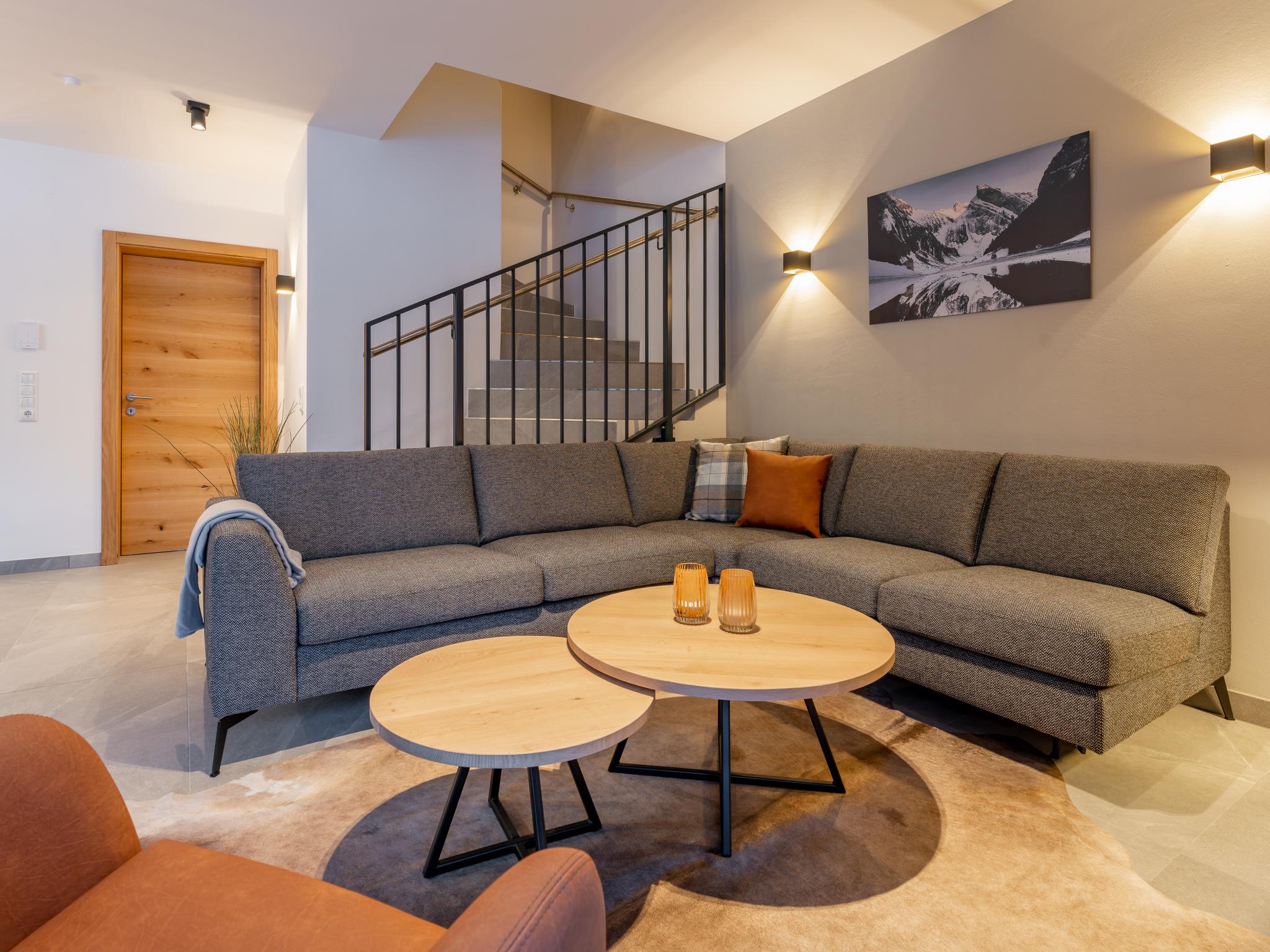 Bedroom with comfortable beds at Mountain Chalet Chapeau in Kreischberg