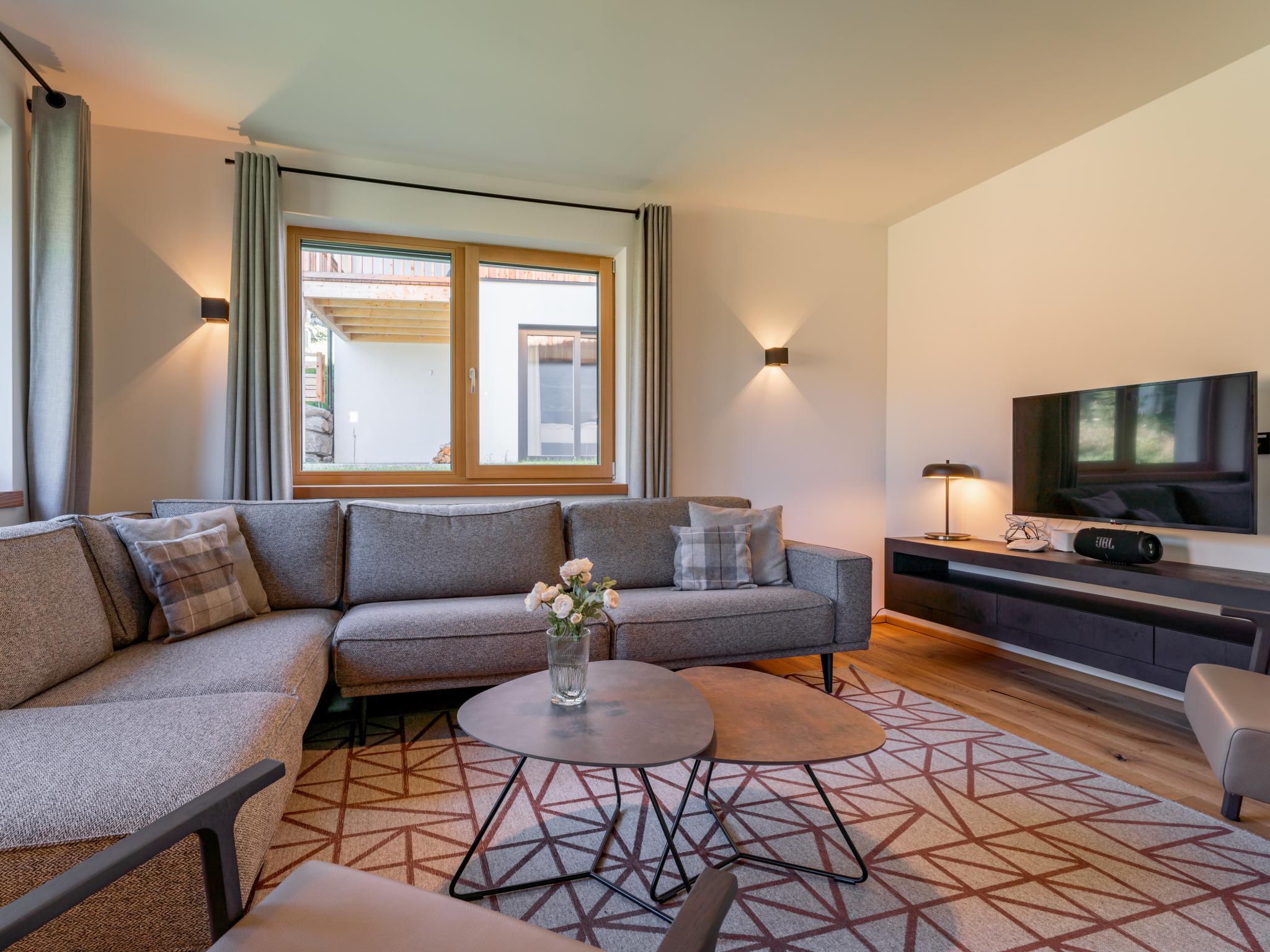 Living area at Romantik Mountain Chalet in Turracher Höhe