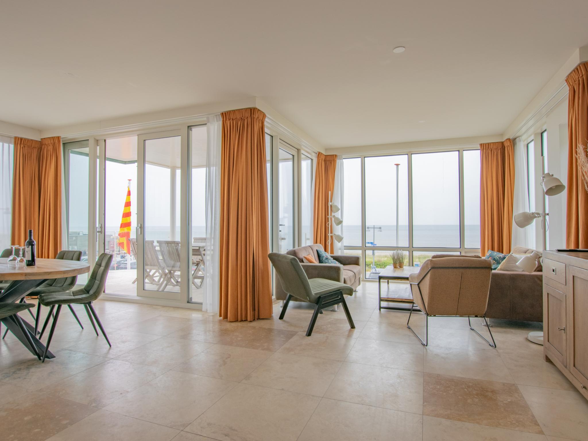Swimming pool area at Krab aan Zee in Egmond aan Zee