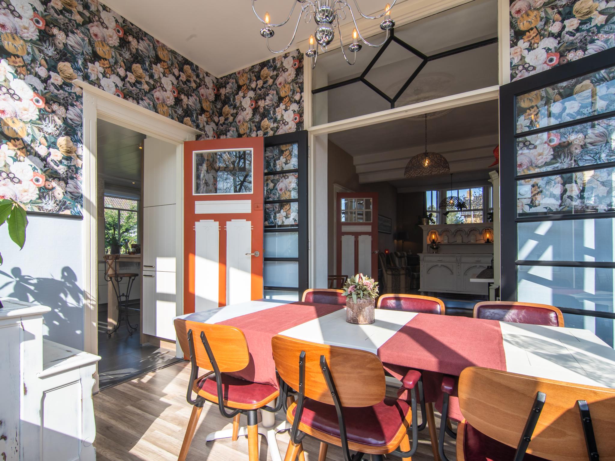 Outdoor terrace and views at Villa Lucia in Rucphen