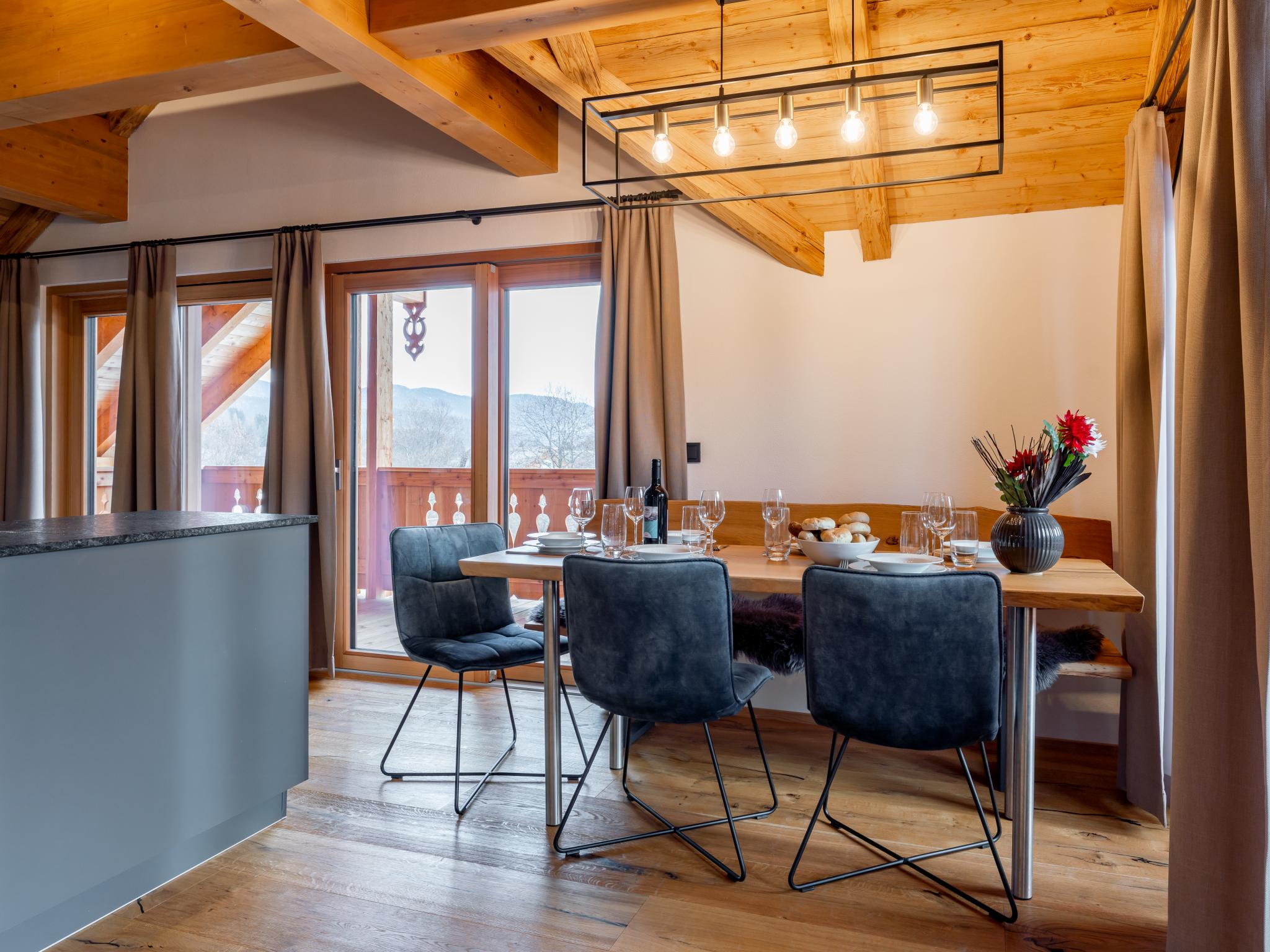 Bedroom with comfortable beds at AlmApARTment Mauterndorf Pichl 7-5 in Mauterndorf