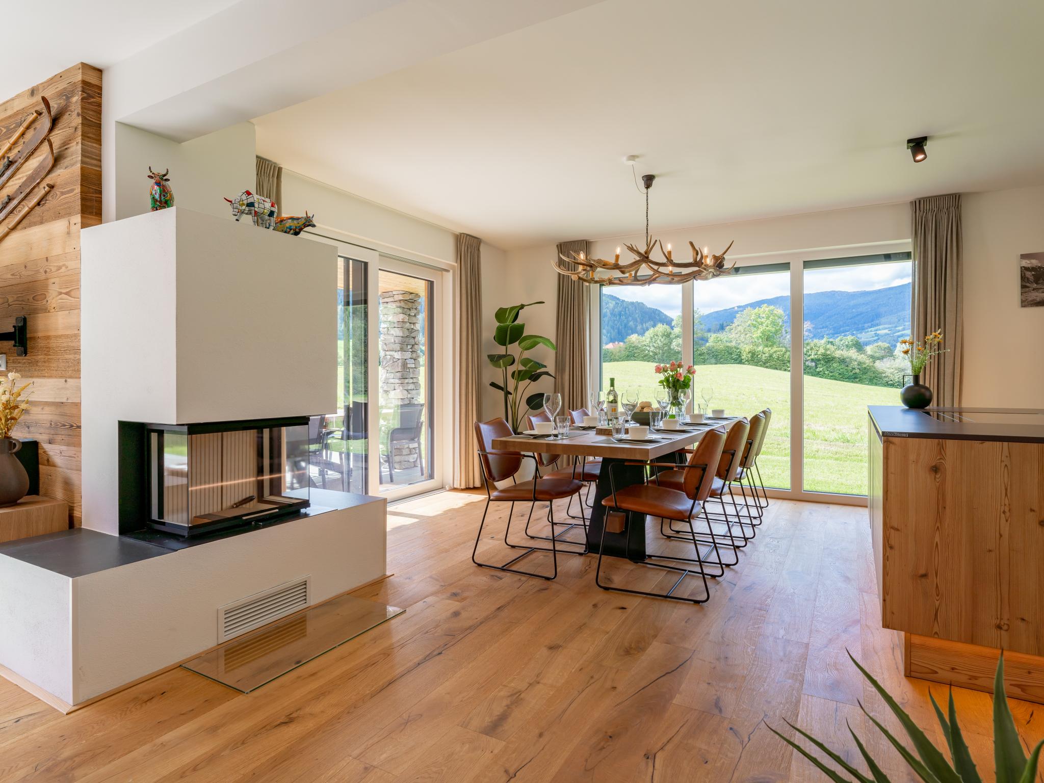 Modern kitchen at Mountain Vista in Kreischberg