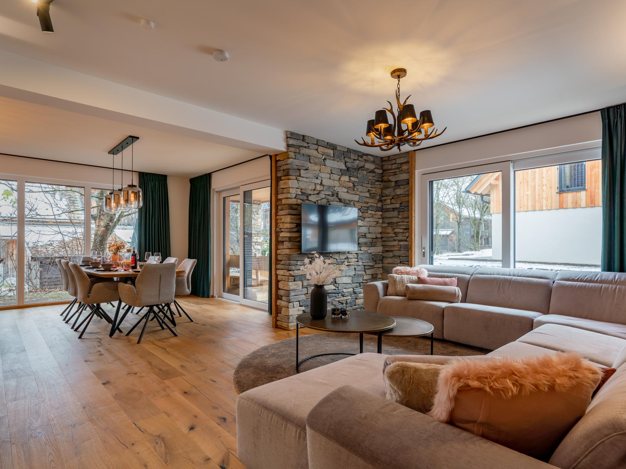 Modern kitchen at Mountain Chalet Luxx in Kreischberg