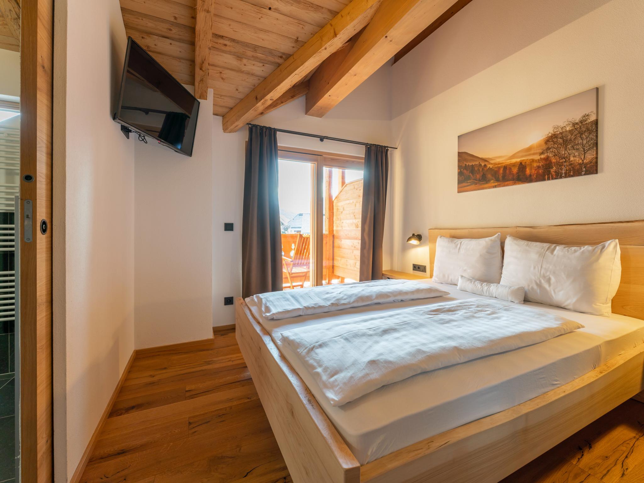 Bedroom with comfortable beds at AlmApARTment Mauterndorf Pichl 9-5 in Mauterndorf