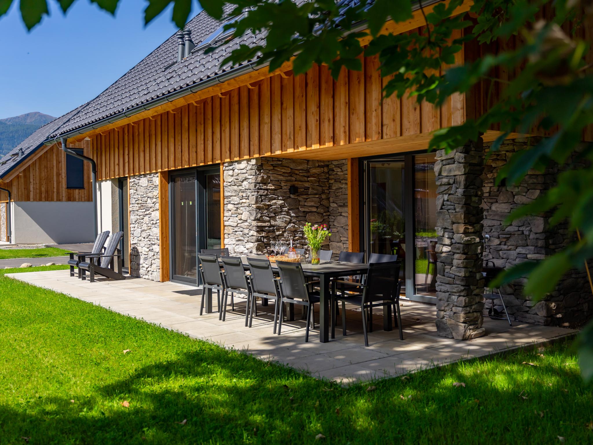 Living area at Mountain Chalet Dahoam in Kreischberg