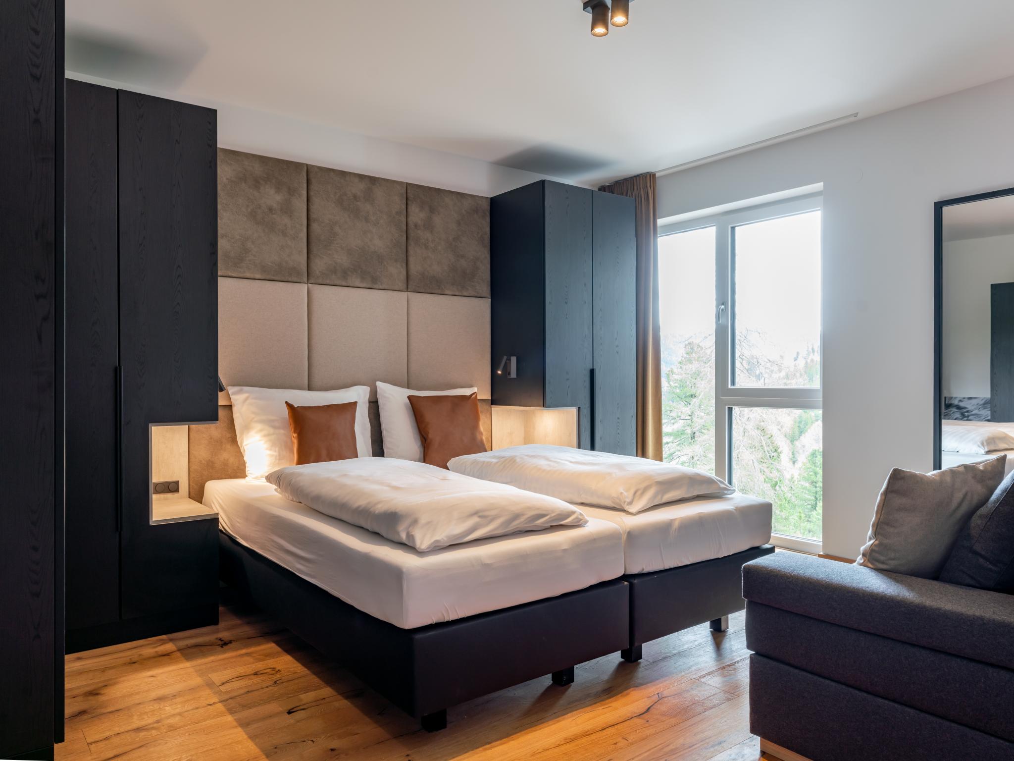 Swimming pool area at The Cosy Bear Lodge in Turracher Höhe