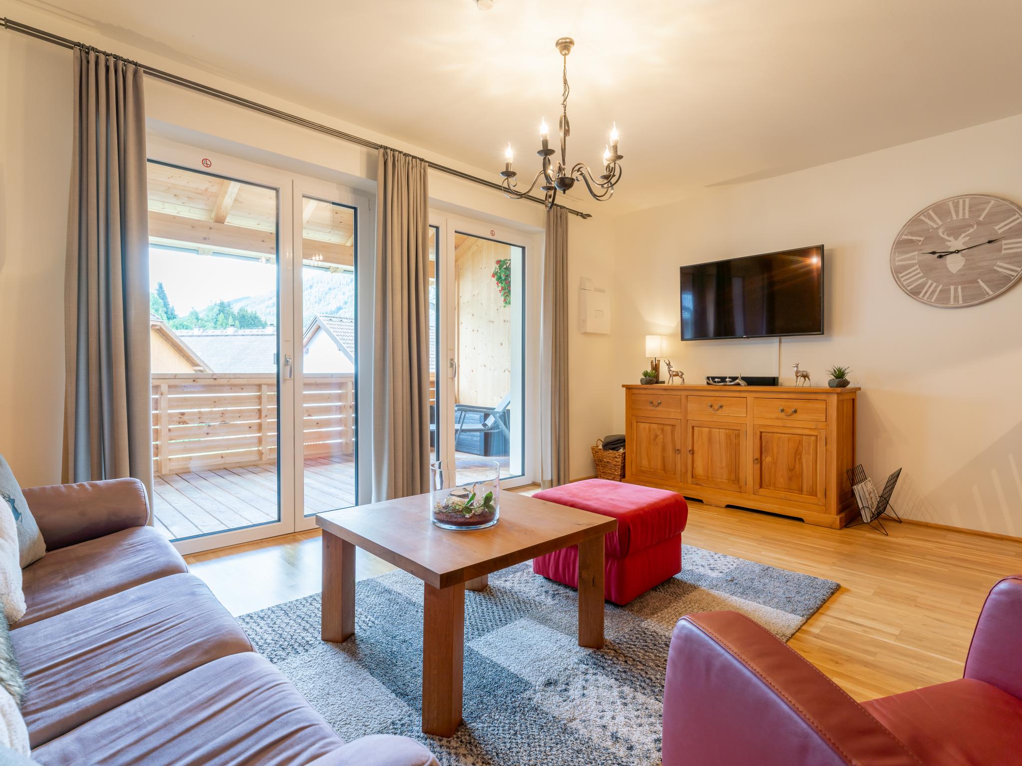 Outdoor terrace and views at Lungau Residence in Tamsweg
