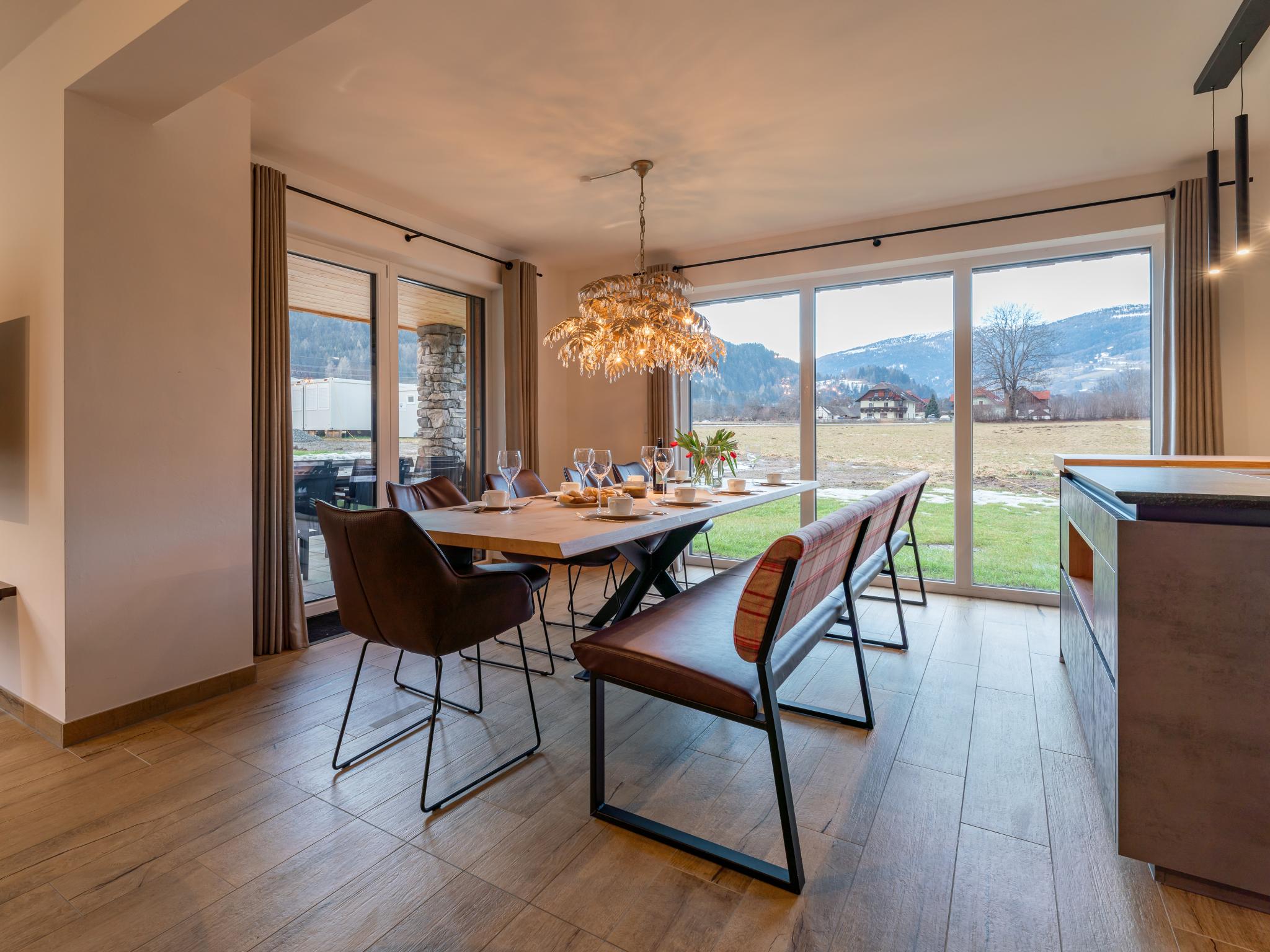 Swimming pool area at Mountain Chalet Krek Wak Wou in Kreischberg