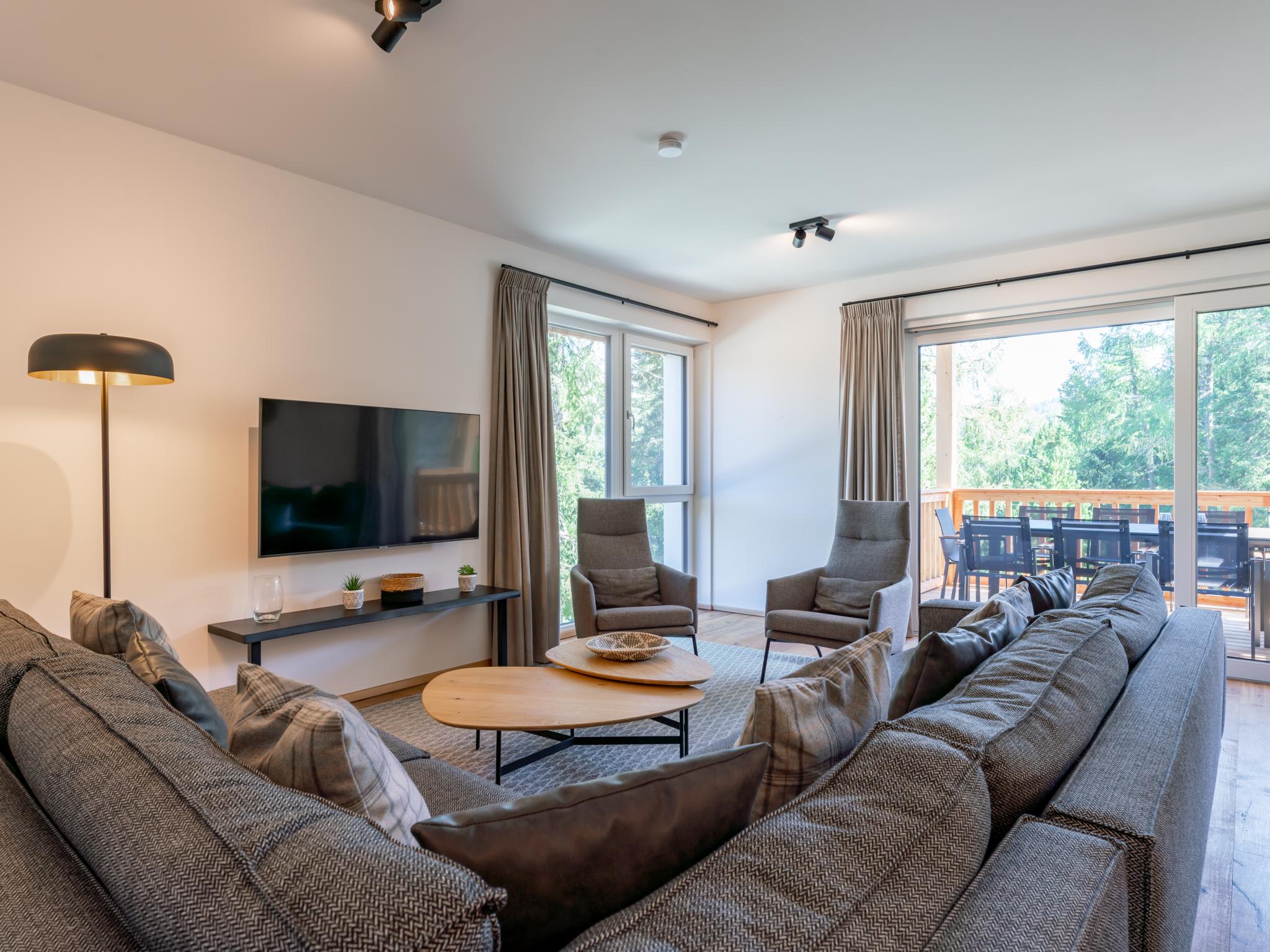 Living area at Alpinchique 3 Mountain Chalet in Turracher Höhe