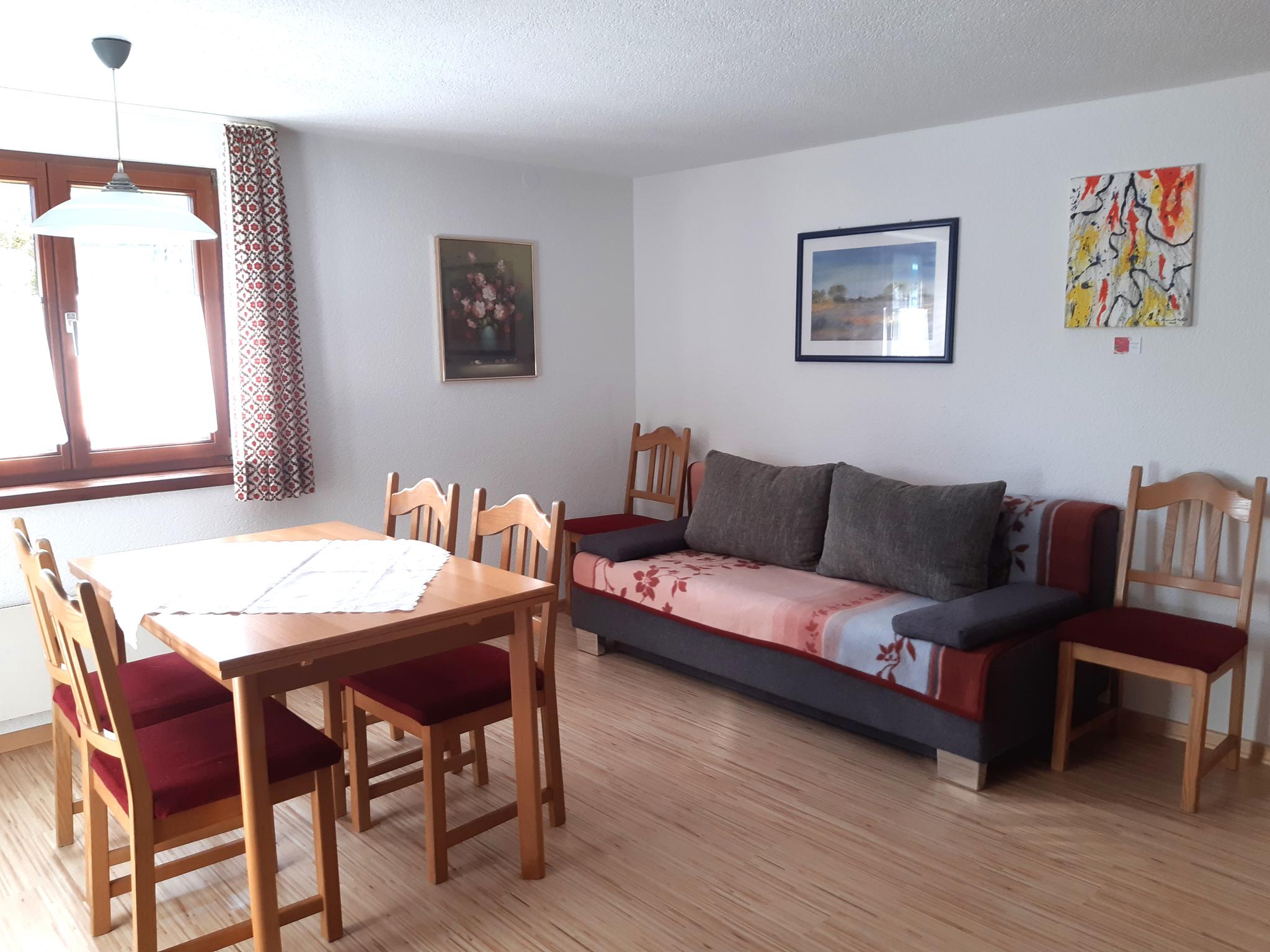 Bedroom with comfortable beds at Apartment Marina in Vandans