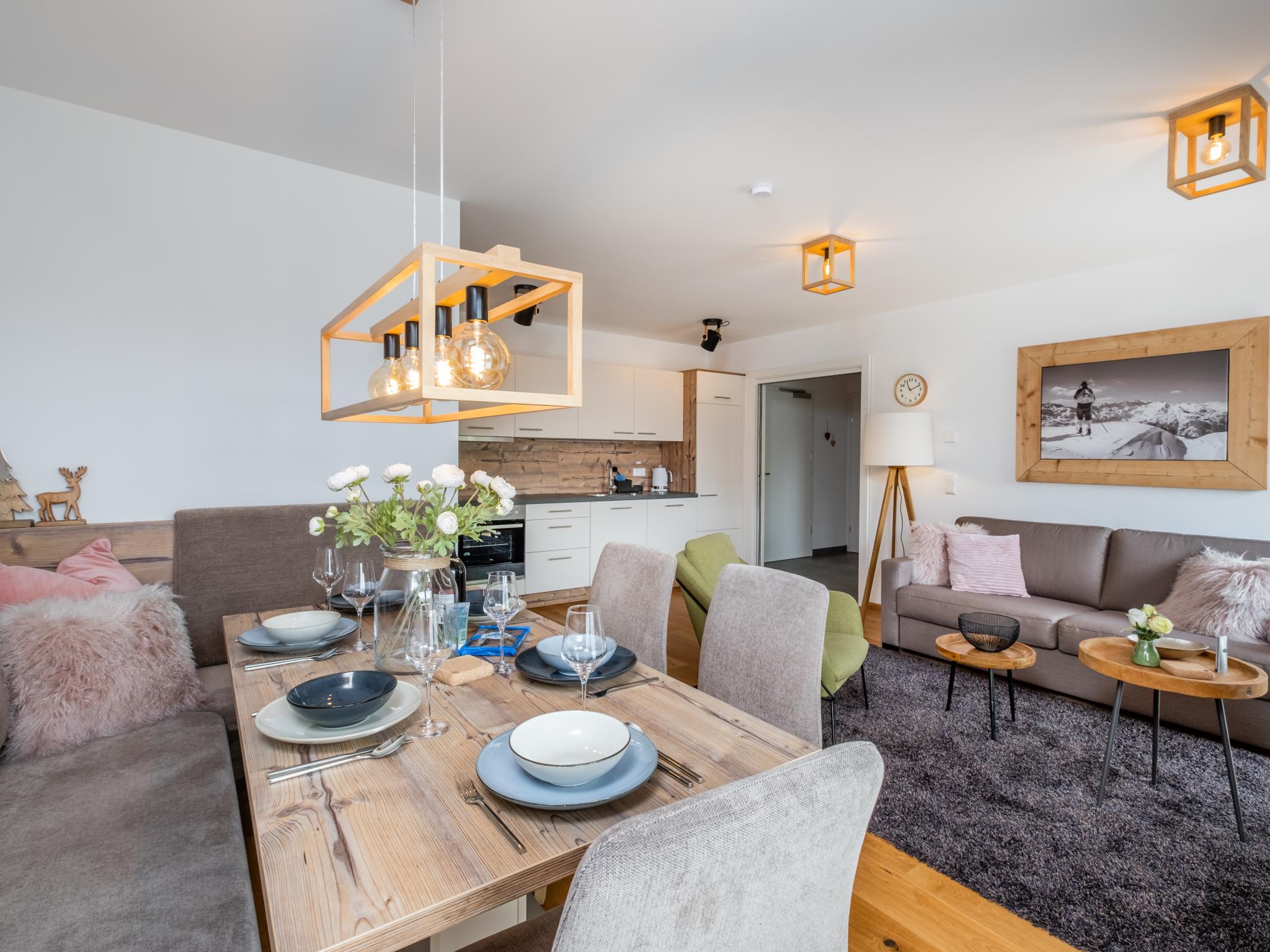 Bedroom with comfortable beds at Ski Nature Apartment Lungau Top 6 in Mauterndorf