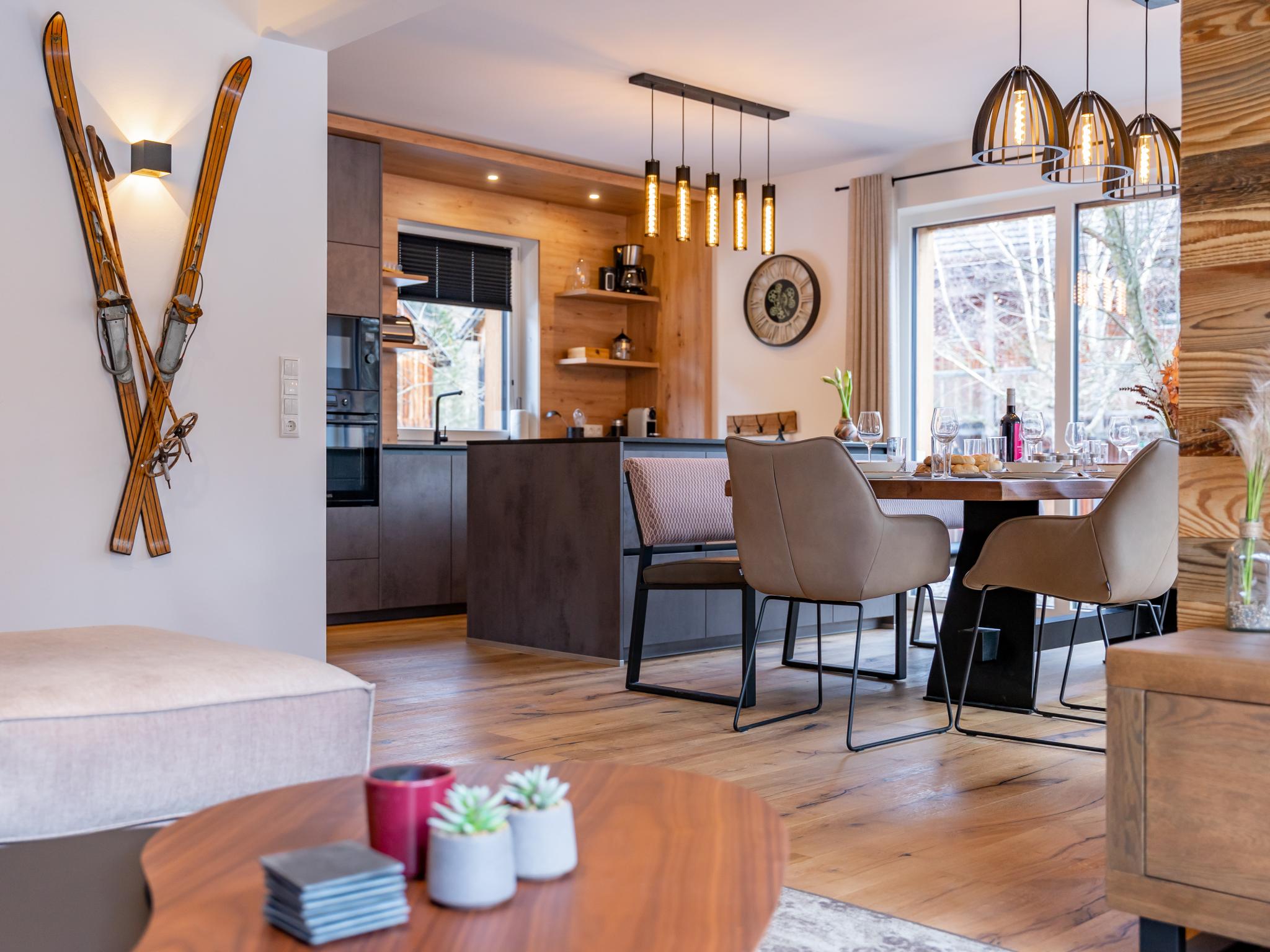 Modern kitchen at Mountain Chalet Arnica in Kreischberg