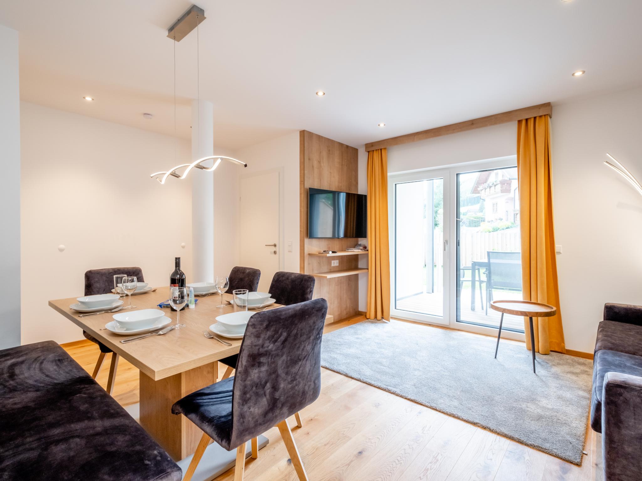 Outdoor terrace and views at Ski Nature Apartment Lungau Top 2 in Mauterndorf