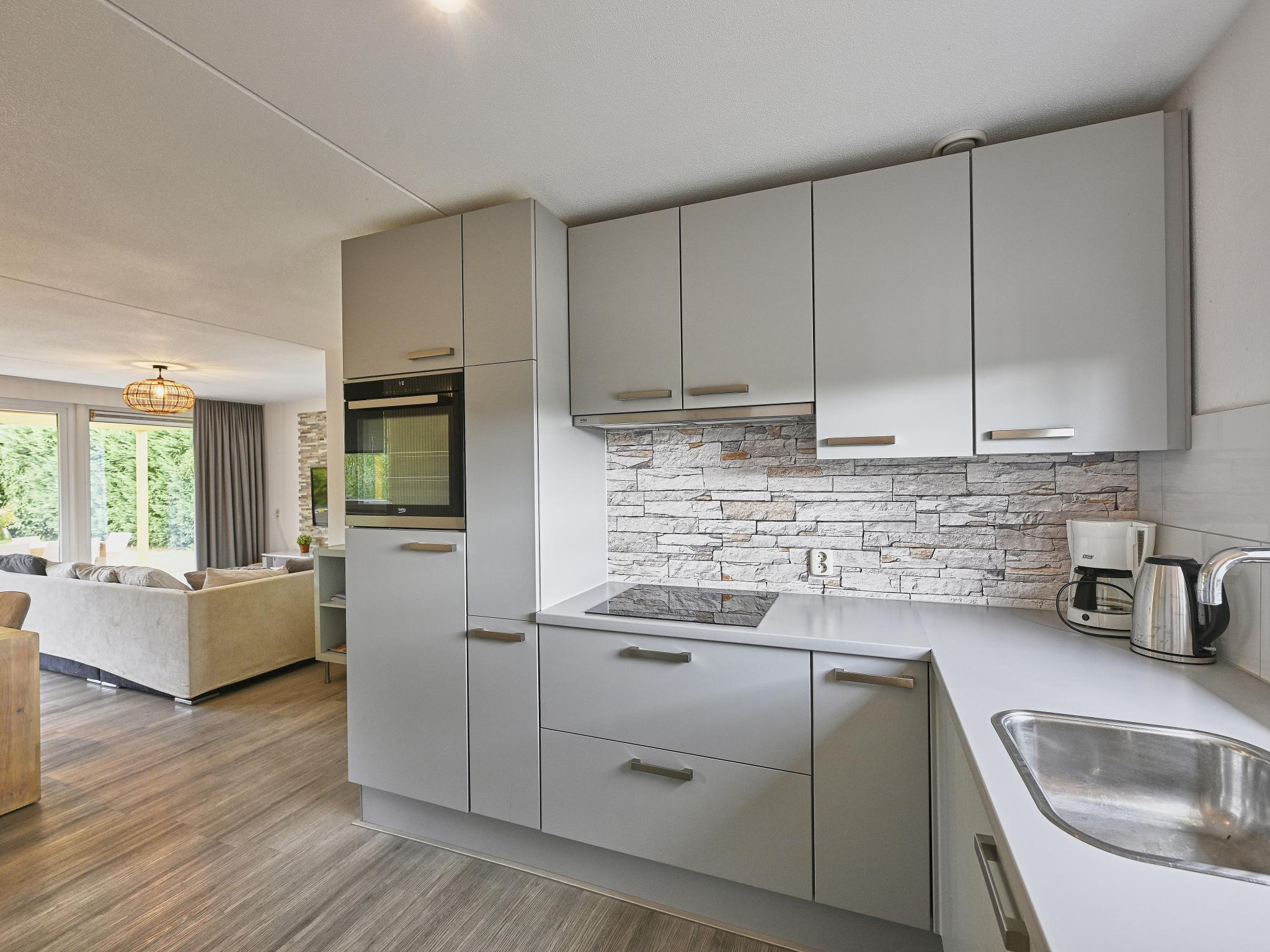 Modern kitchen at Villa Christina in Stevensweert