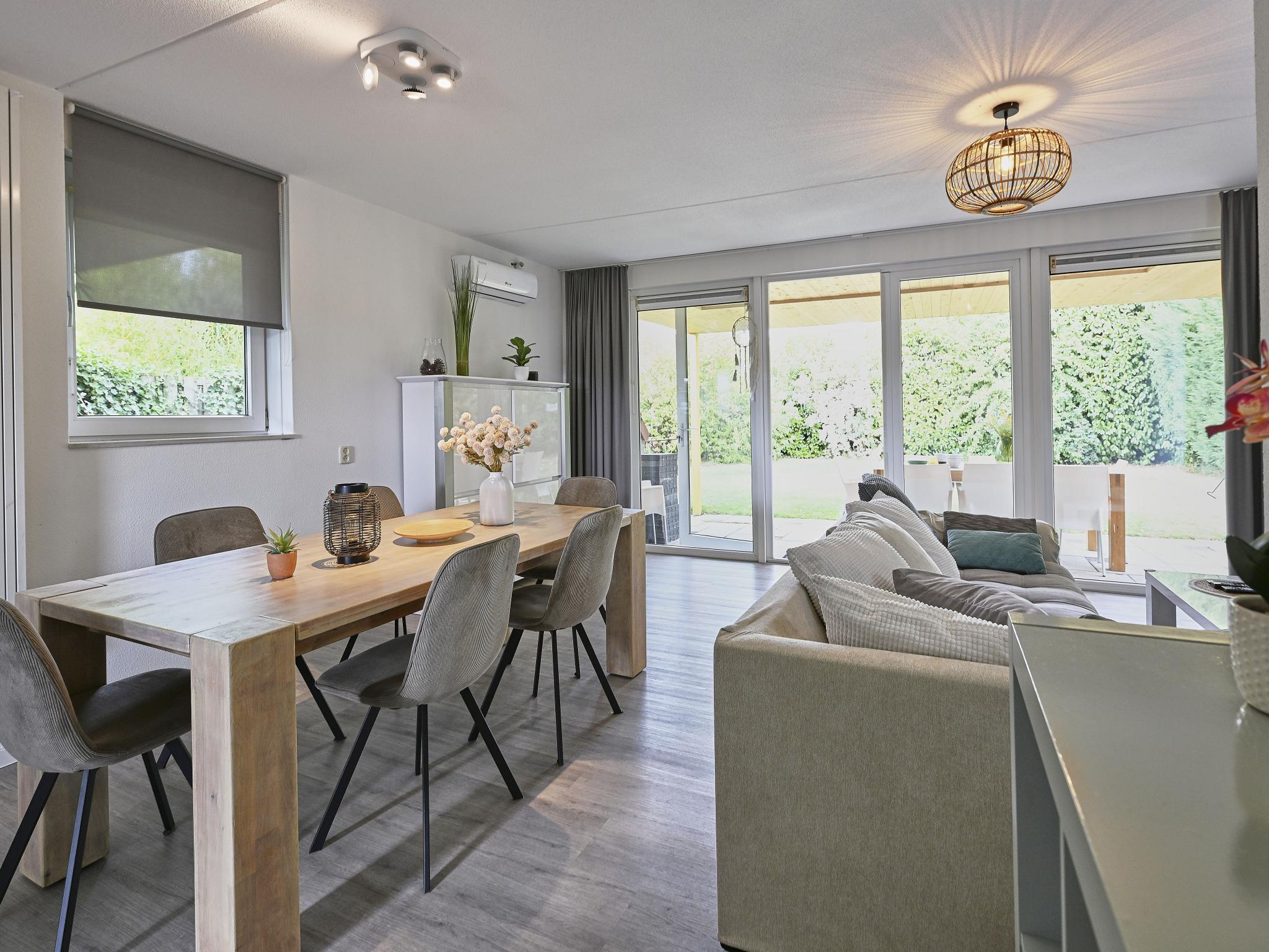 Bedroom with comfortable beds at Villa Christina in Stevensweert