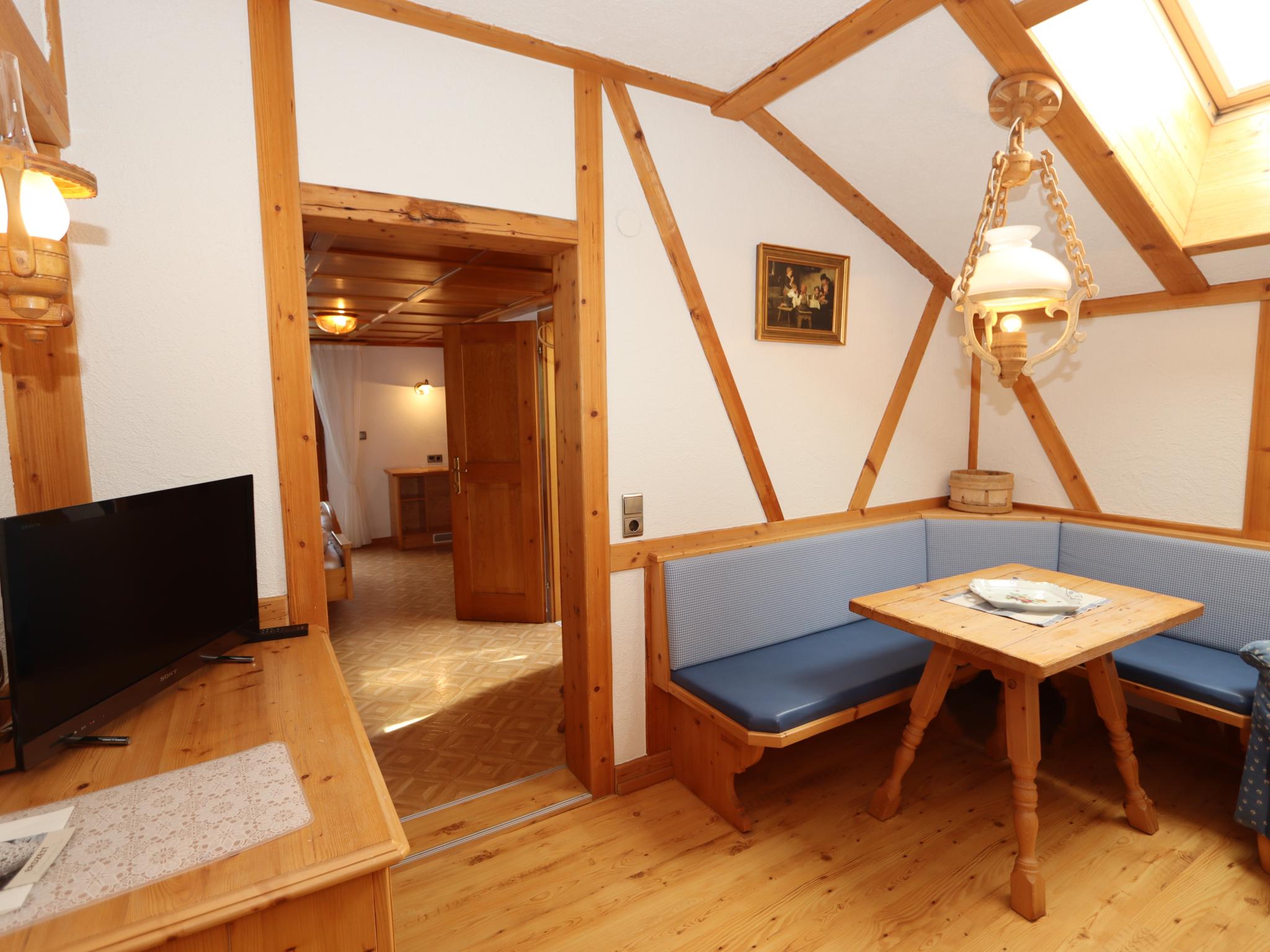 Living area at Enzianhof in Silbertal