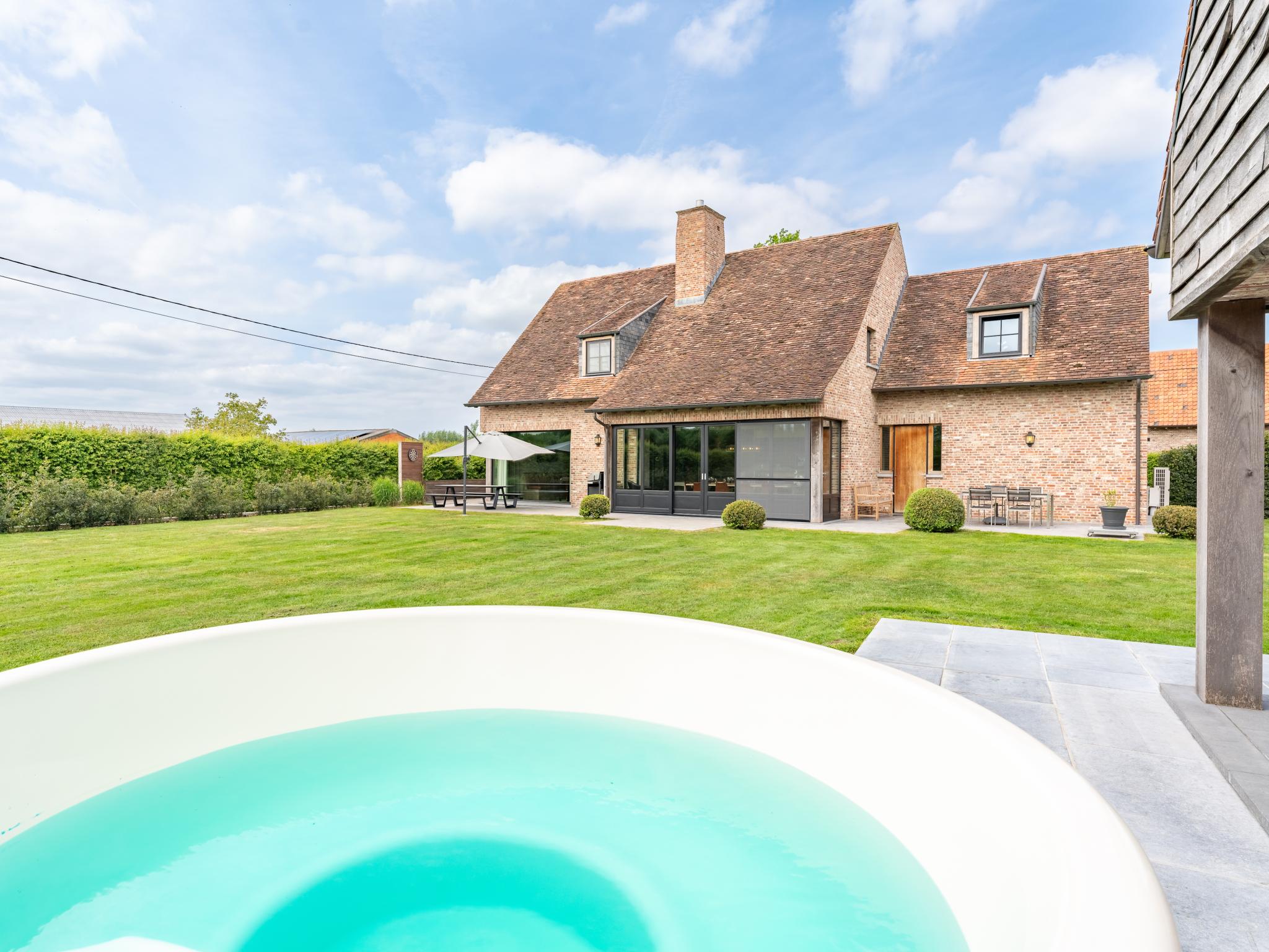 Living area at Landgoed Meersen in Maldegem